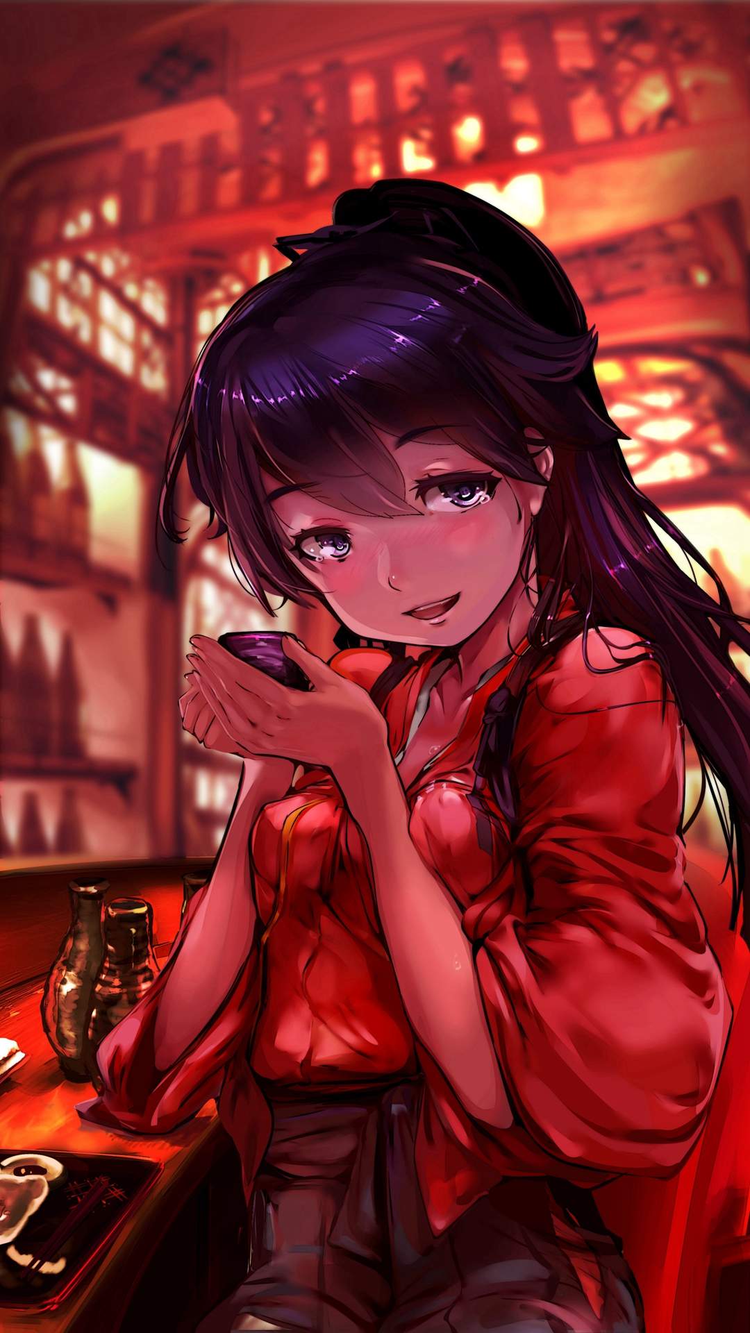 清纯可爱动漫美女手机壁纸图片