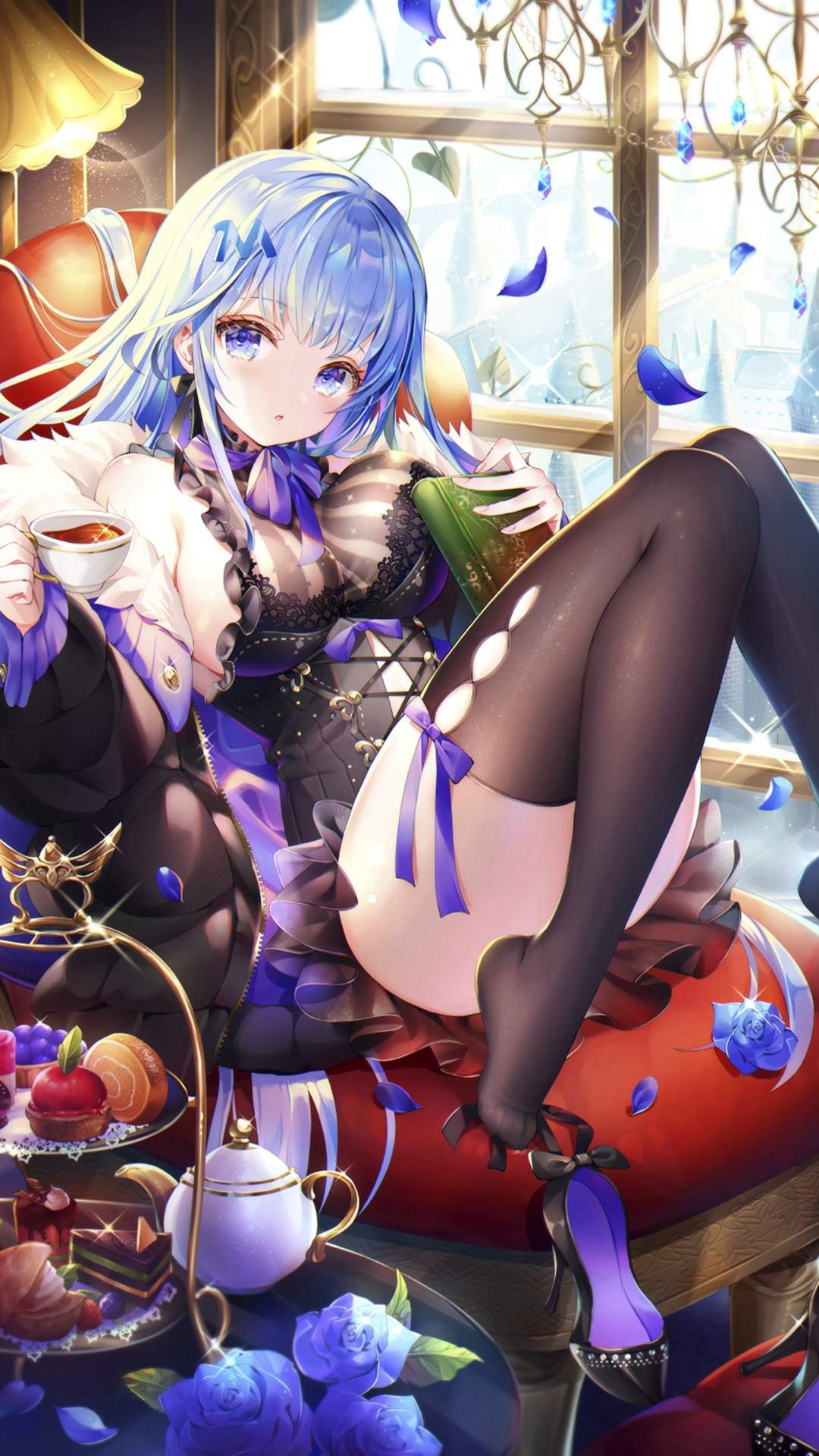 动漫制服美女手机壁纸图片