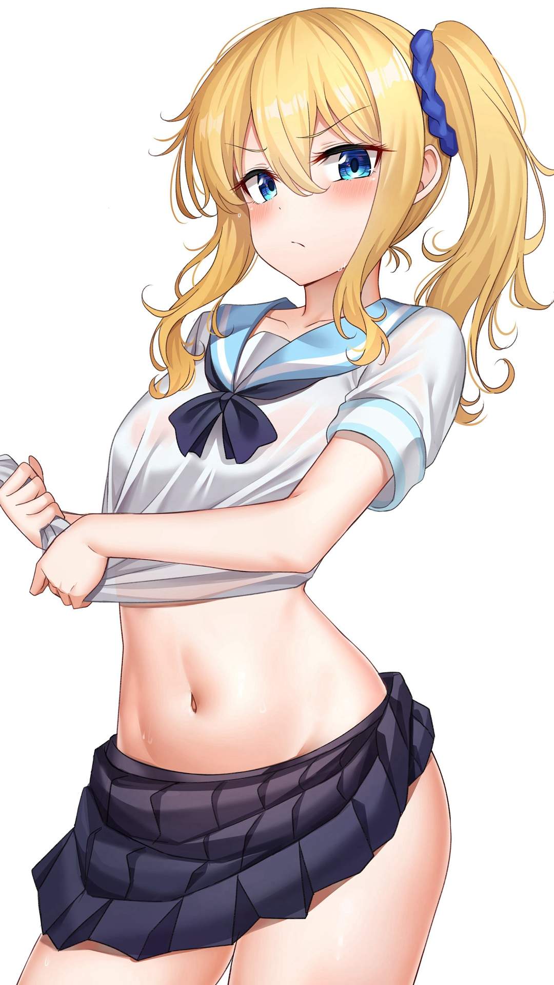 动漫制服美女手机壁纸图片