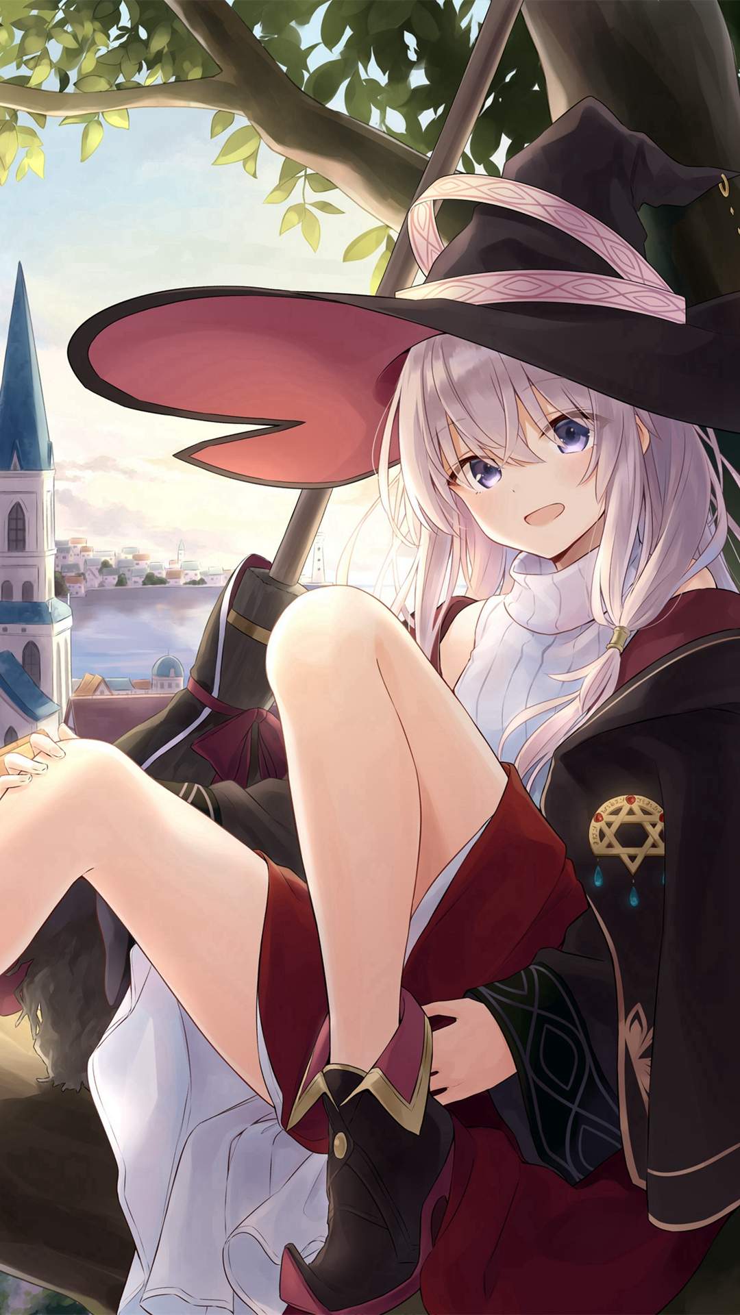 动漫制服美女手机壁纸图片
