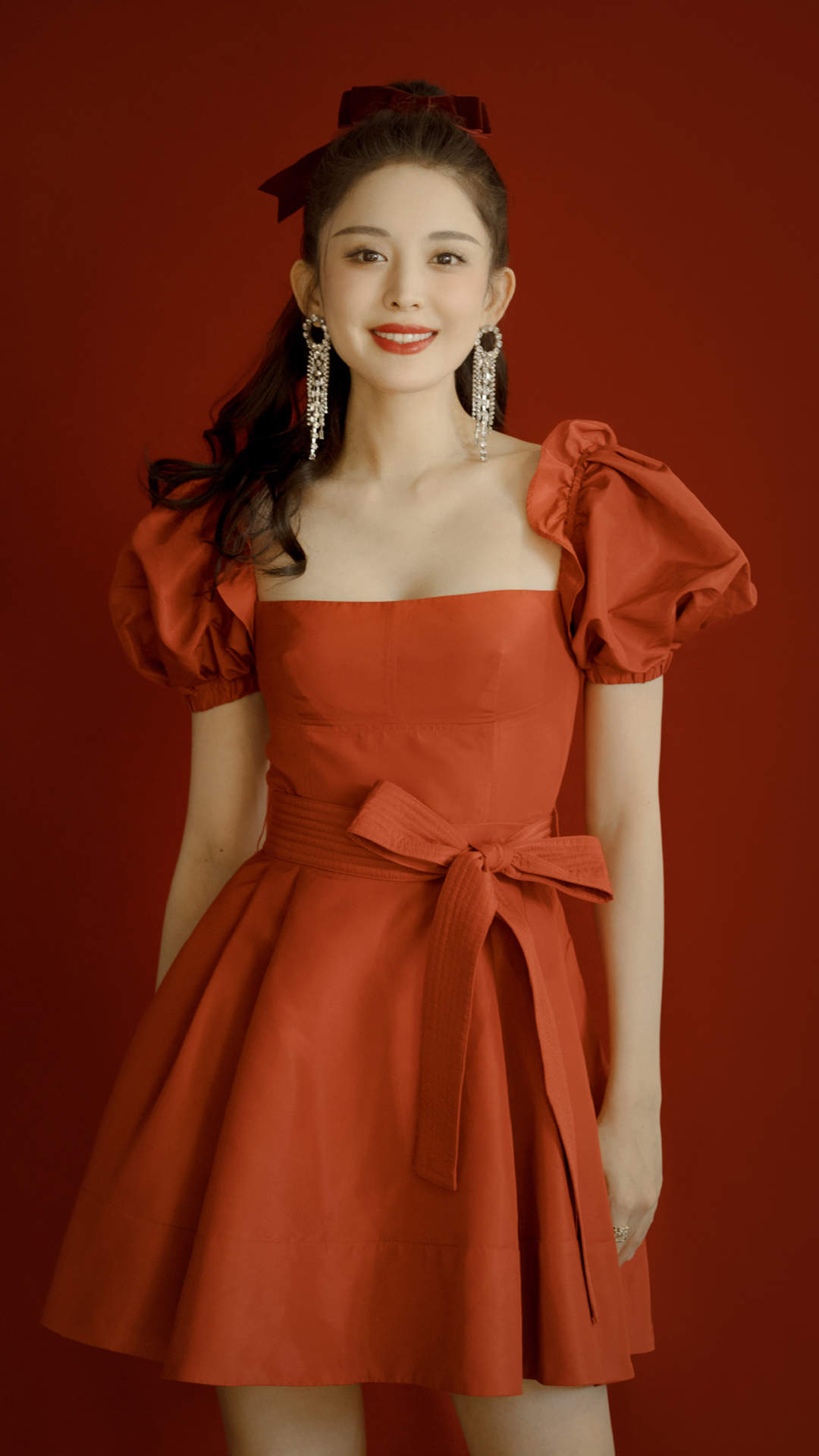 中国内地新疆乌鲁木齐市影视女演员古力娜扎微博之夜性感甜美写真图片图片
