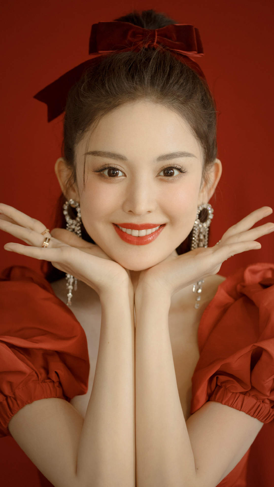 中国内地新疆乌鲁木齐市影视女演员古力娜扎微博之夜性感甜美写真图片图片