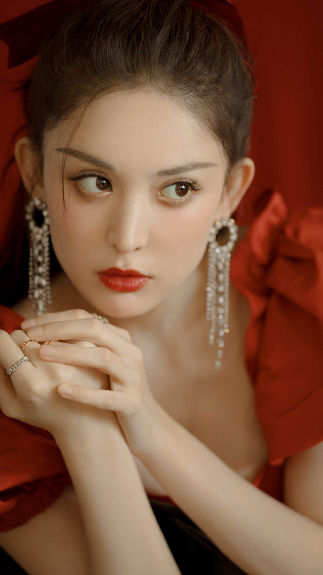 中国内地新疆乌鲁木齐市影视女演员古力娜扎微博之夜性感甜美写真图片图片