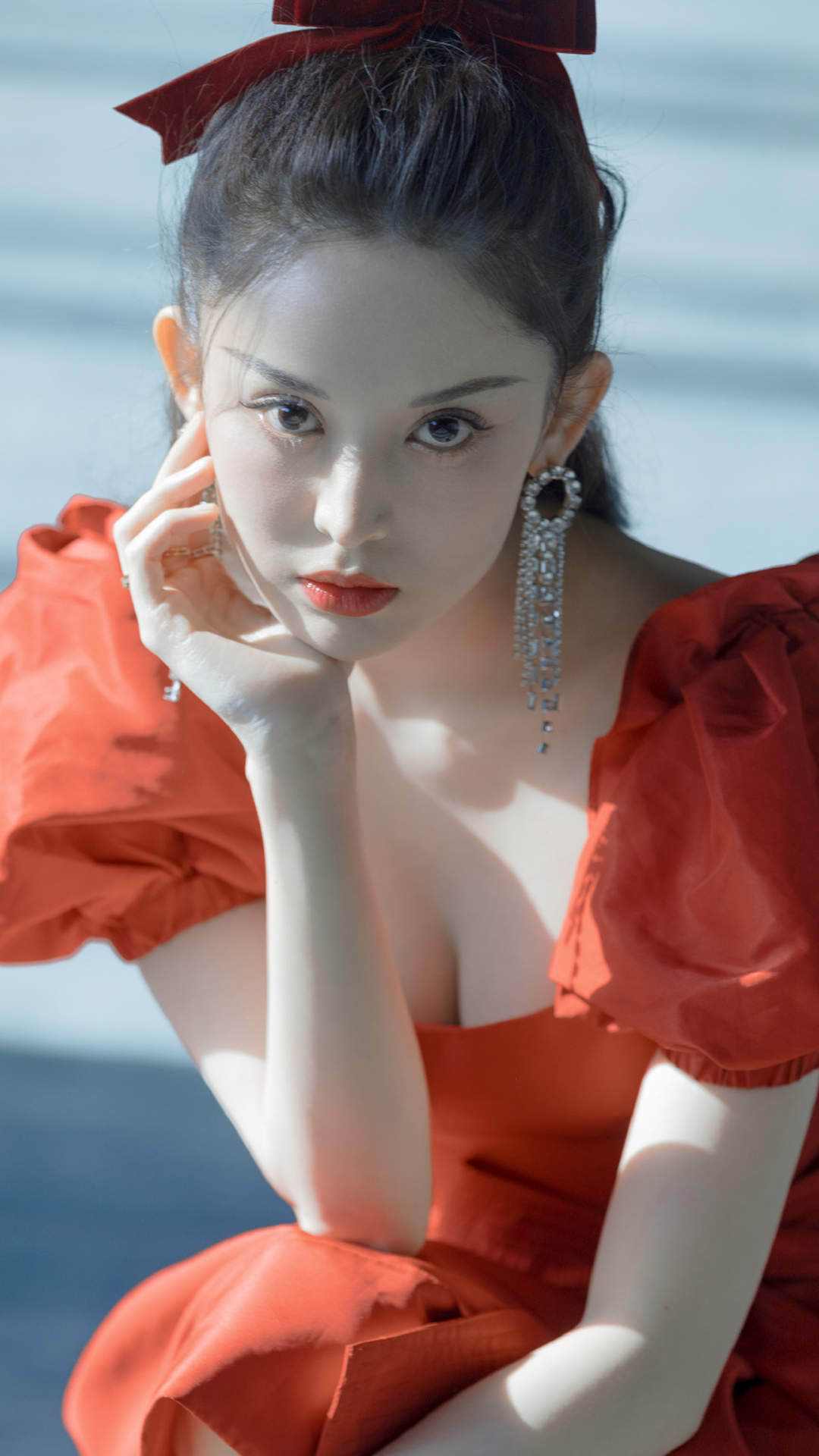中国内地新疆乌鲁木齐市影视女演员古力娜扎微博之夜性感甜美写真图片图片