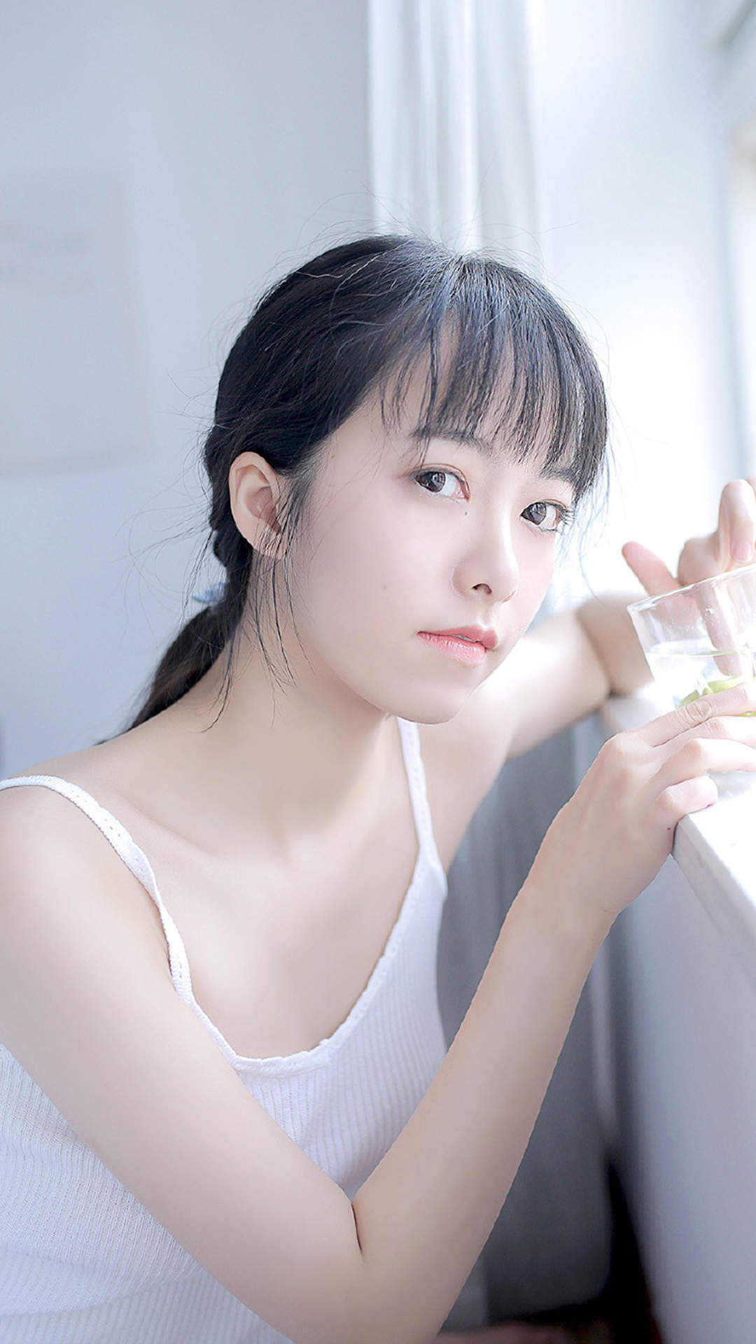 清纯可爱动漫美女手机壁纸图片