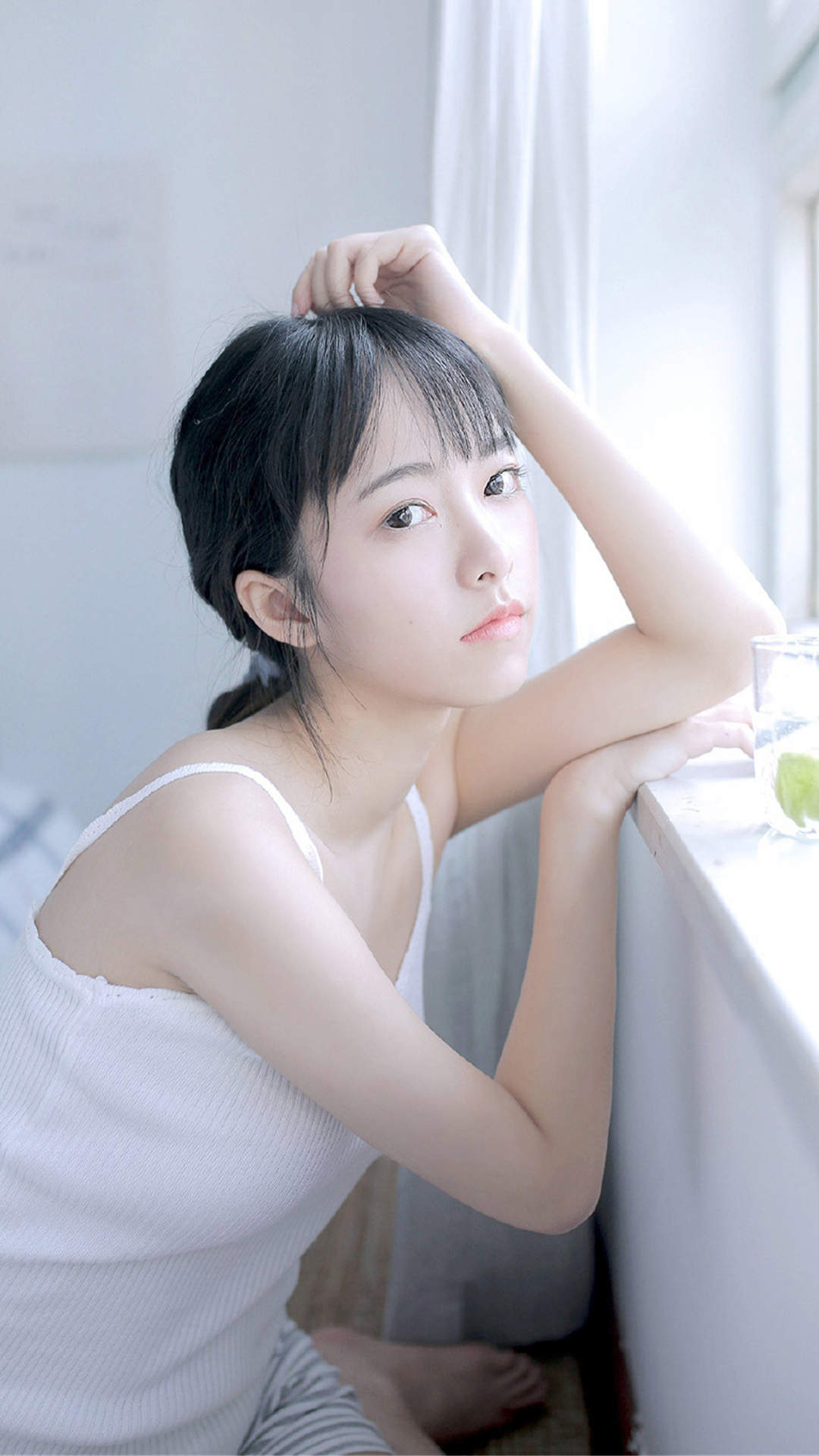 清纯可爱动漫美女手机壁纸图片
