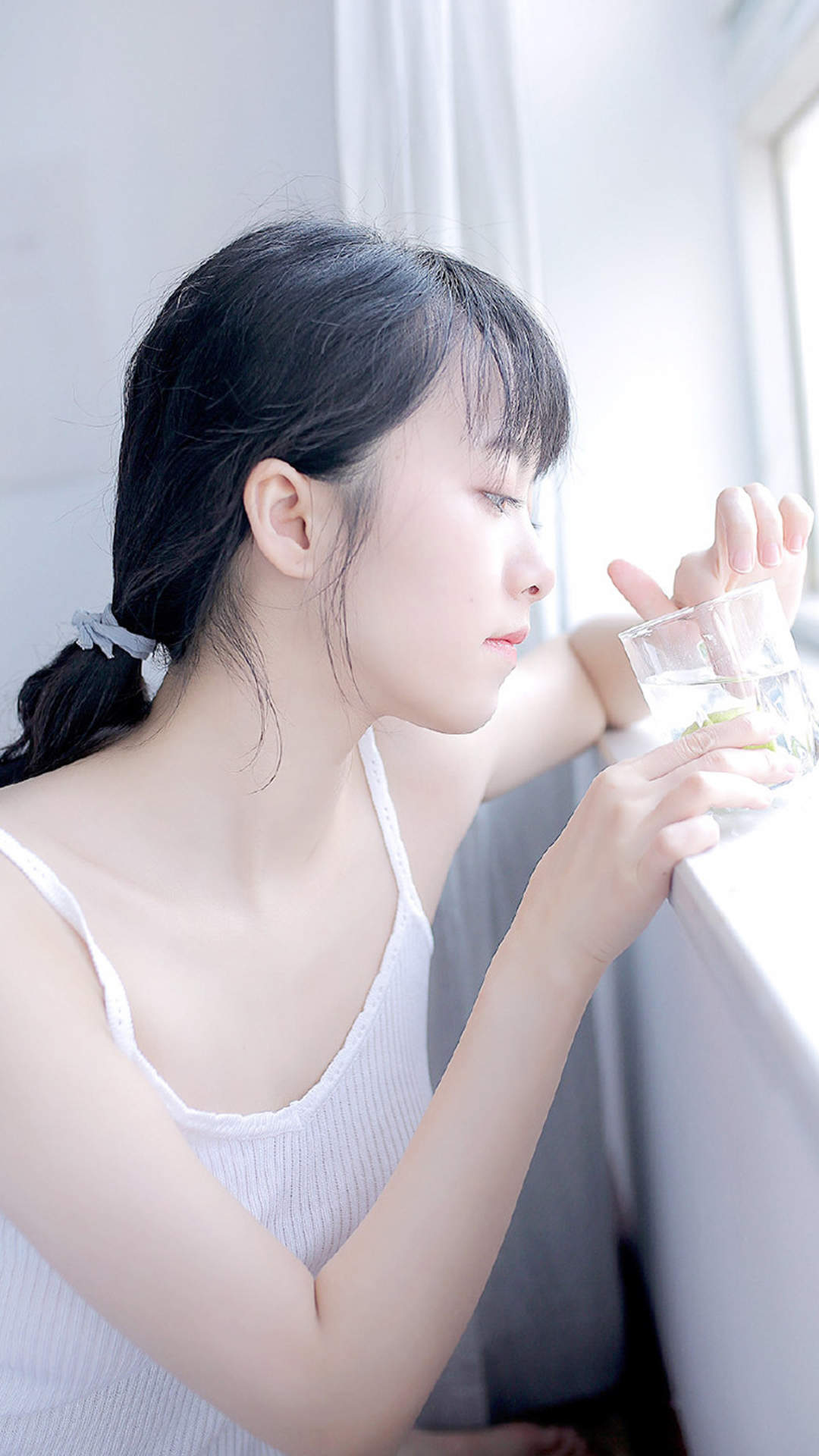 清纯可爱动漫美女手机壁纸图片