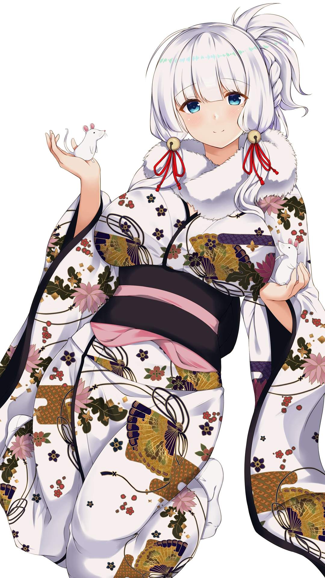 萌系治愈动漫少女手机壁纸图片