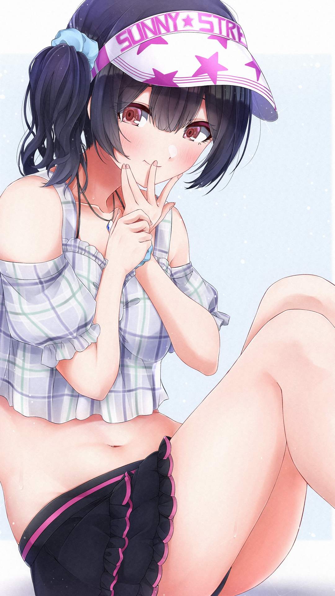 动漫性感美腿美女手机壁纸图片