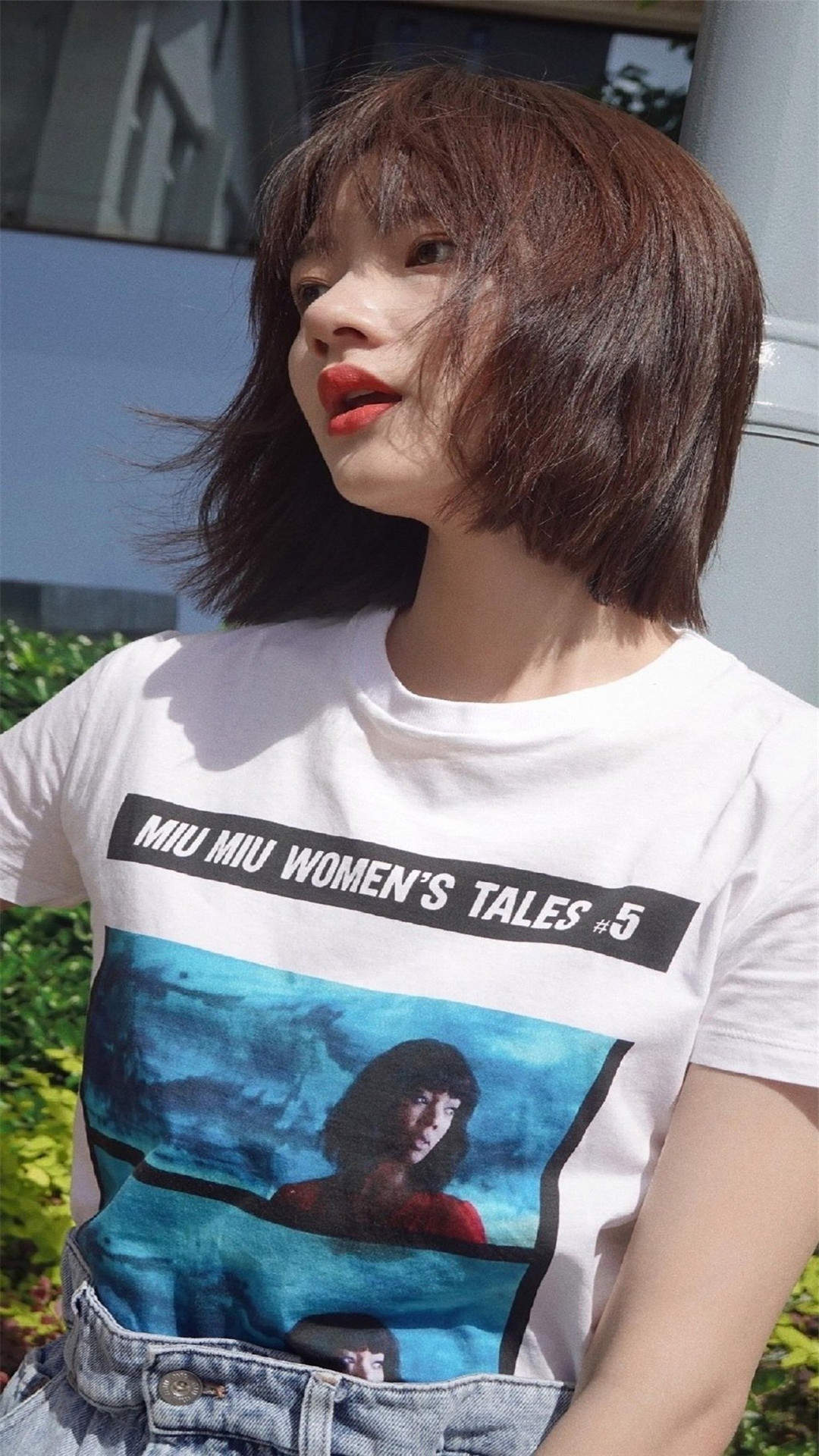 高清性感湖南美女任敏明星街拍手机高清手机壁纸​​​​第一弹图片