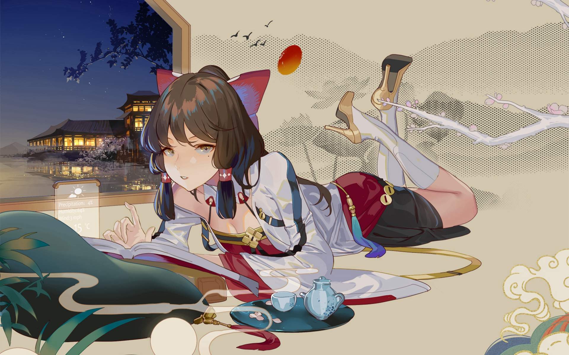 唯美动漫少女头像图片图片