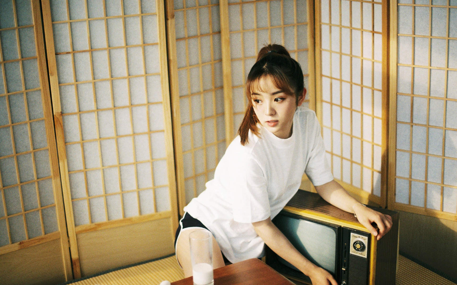 高清内地女星田曦薇胶片风唯美写真图片图片