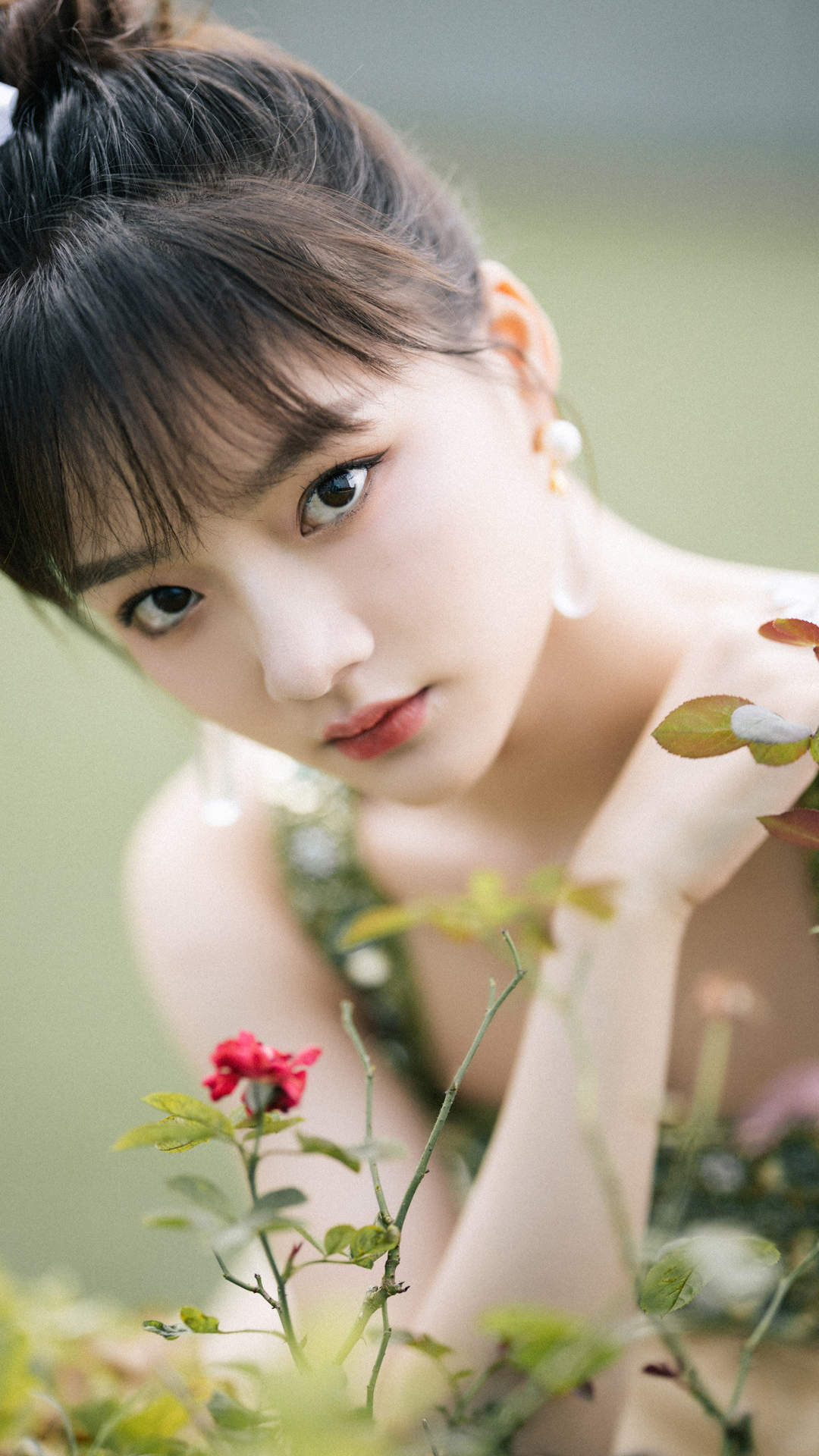 高清性感湖南美女任敏章鱼辫俏皮写真图片图片