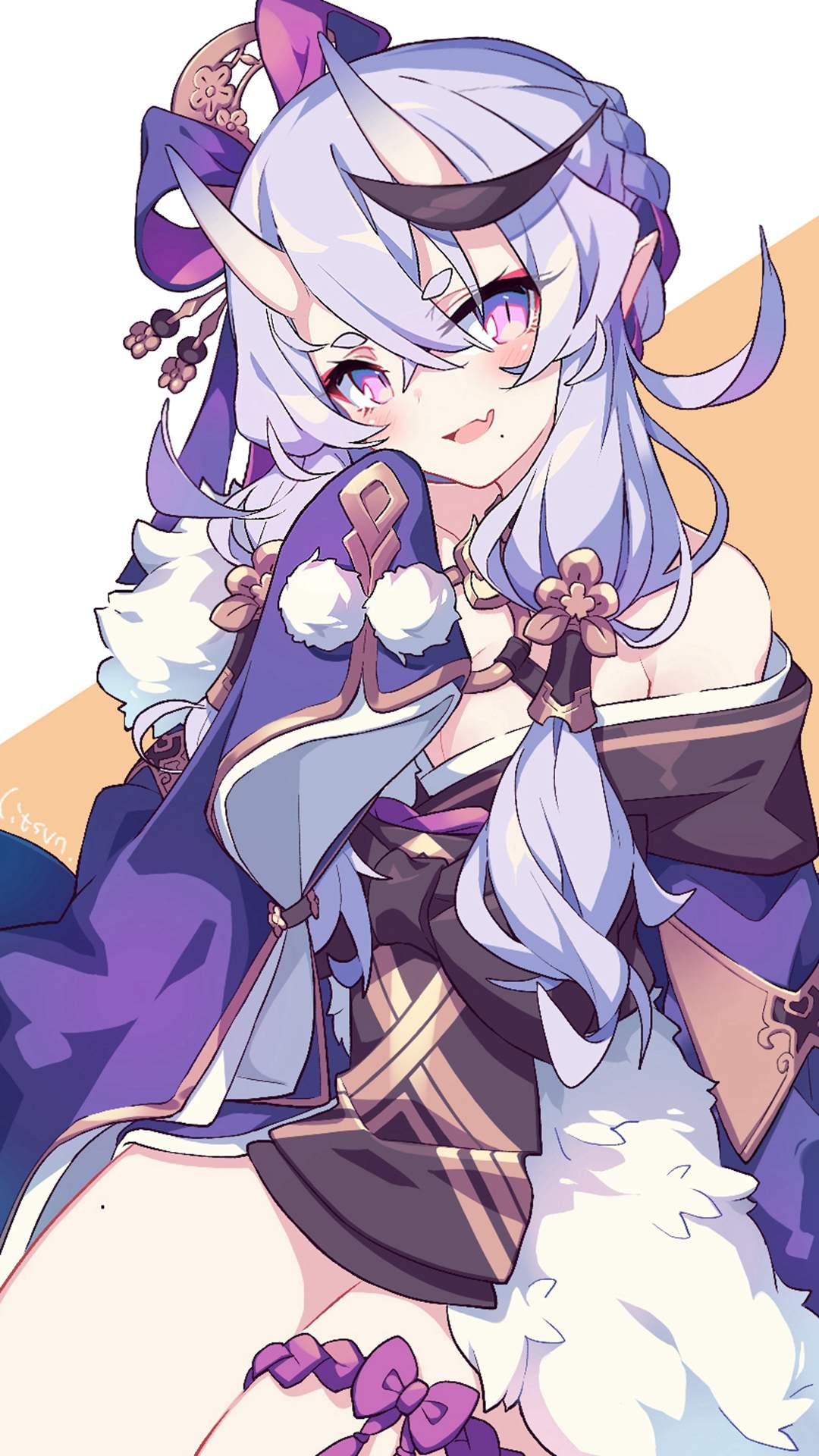 清纯可爱动漫美女手机壁纸图片