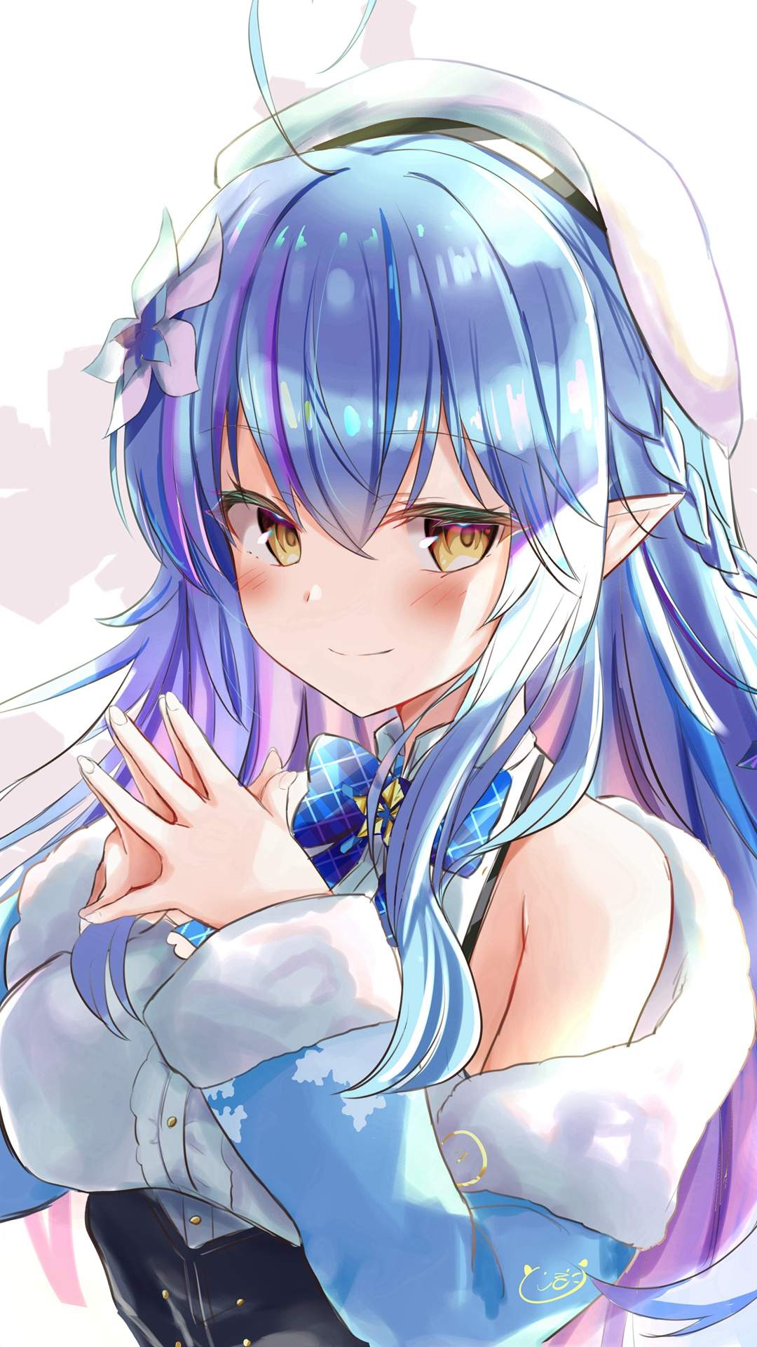 萌系治愈动漫少女手机壁纸图片
