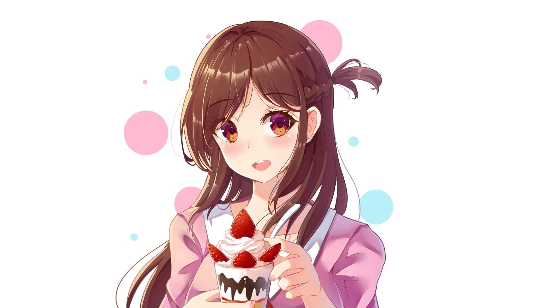 可爱萌系动漫少女手机壁纸图片