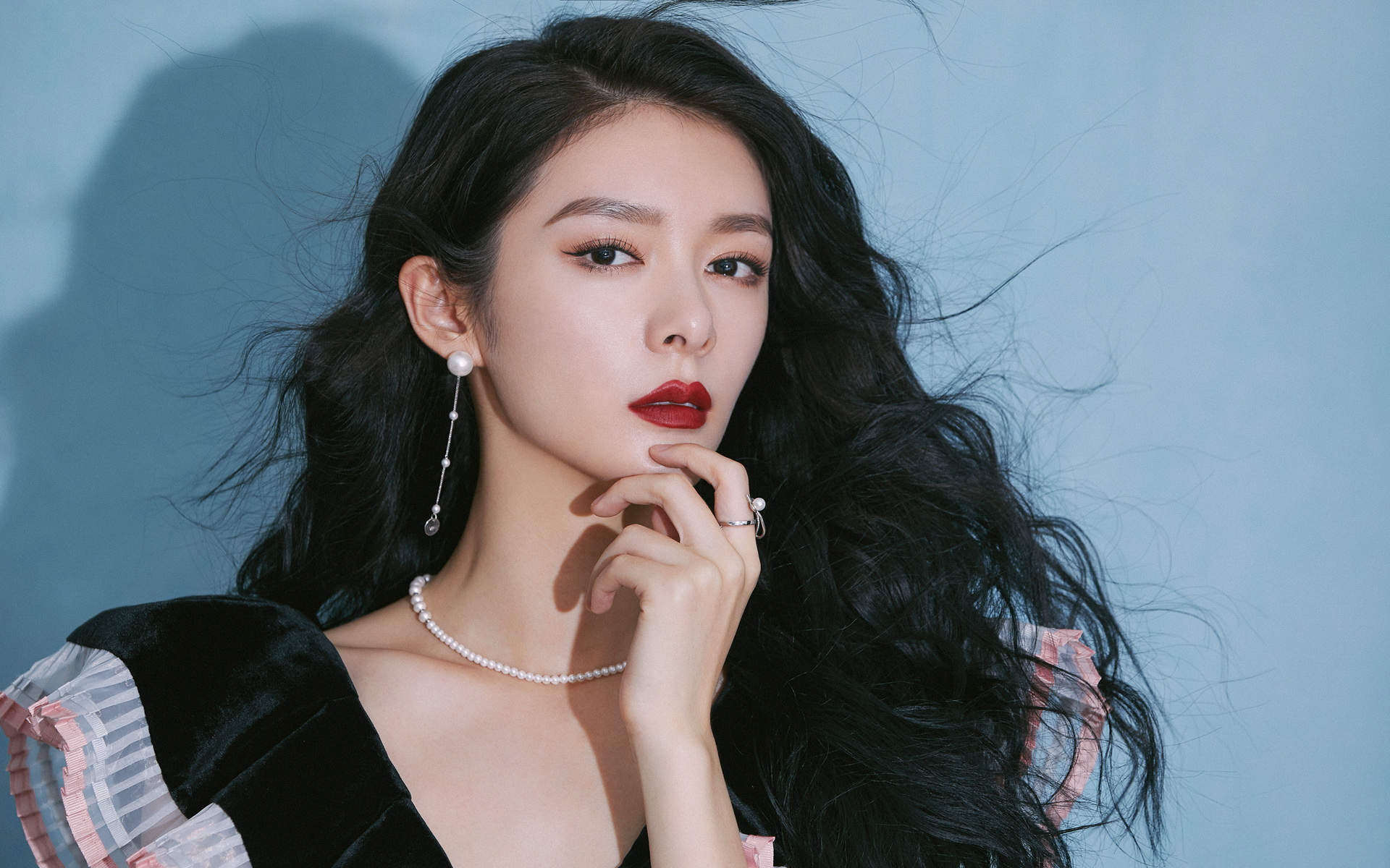 女星傅菁图片