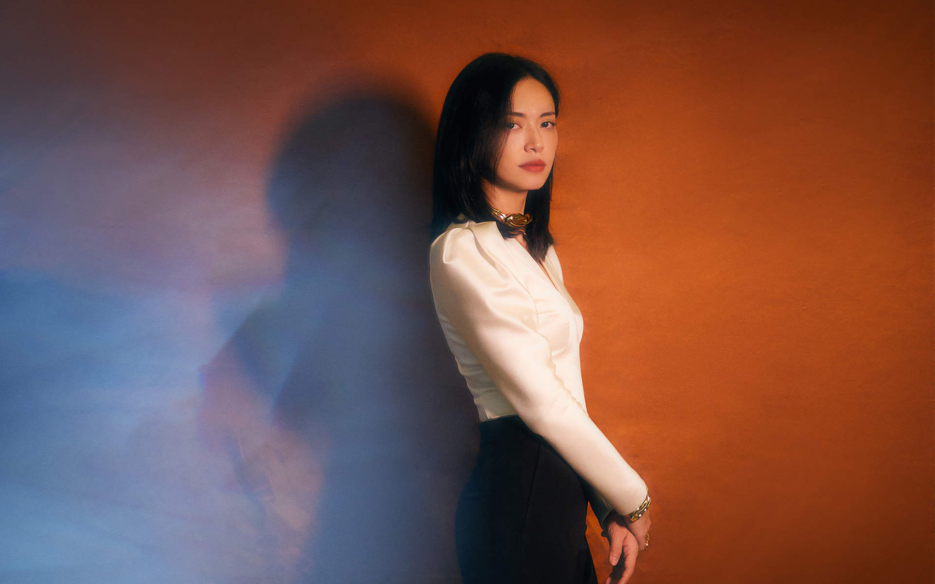 高清中国内地福建省泉州女演员姚晨性感清爽写真图片桌面壁纸图片