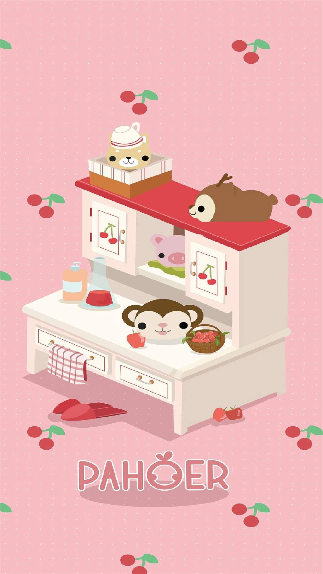 萌贱小猪可爱高清手机桌面壁纸下载图片