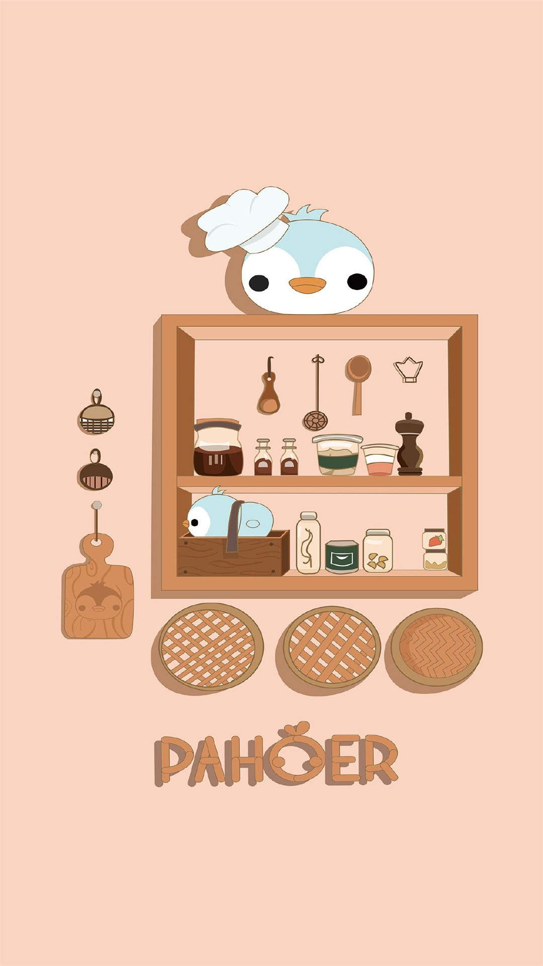 可爱小黄鸭高清手机壁纸图片