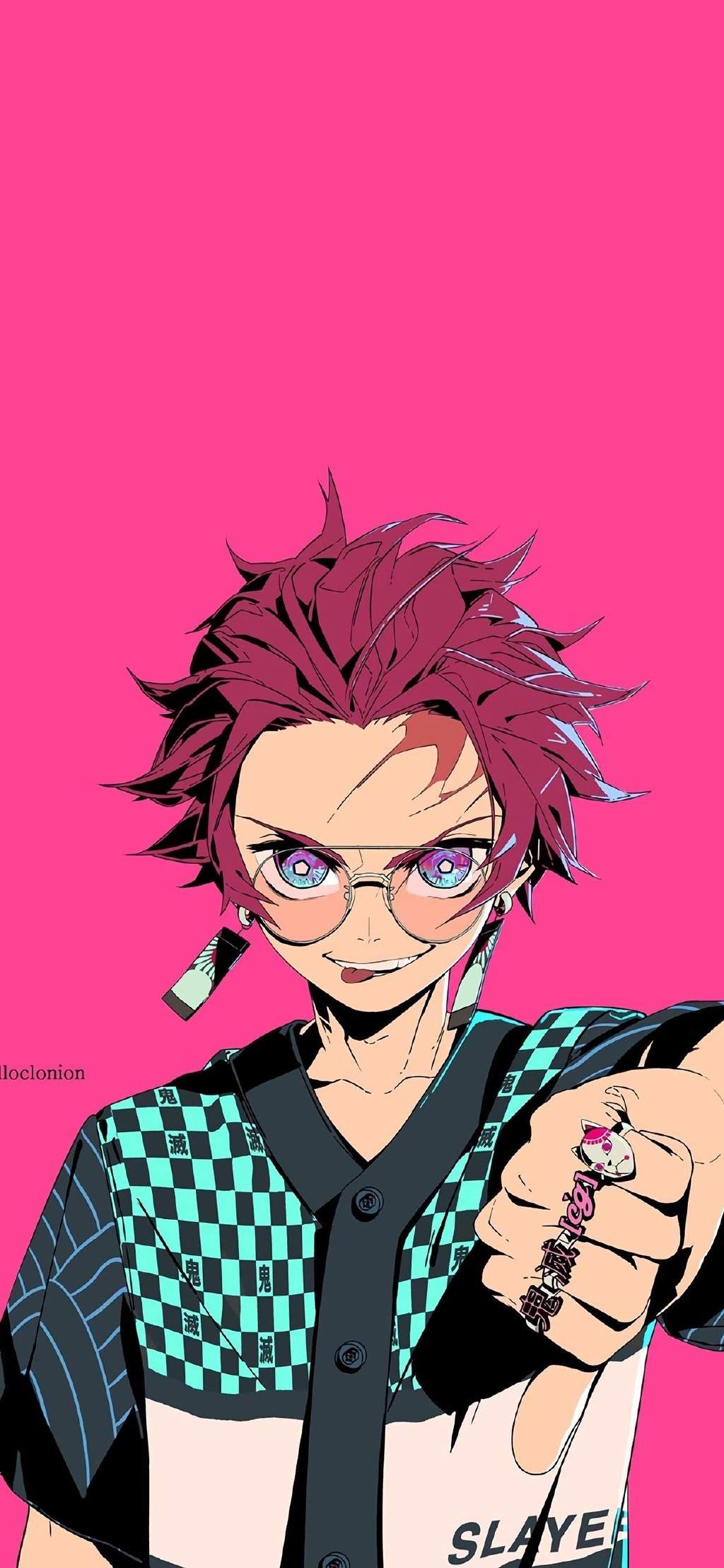 二次元动漫人物手绘插画手机壁纸图片