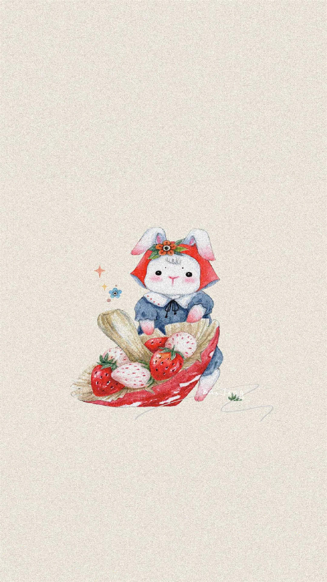 小清新森系可爱手机壁纸图片