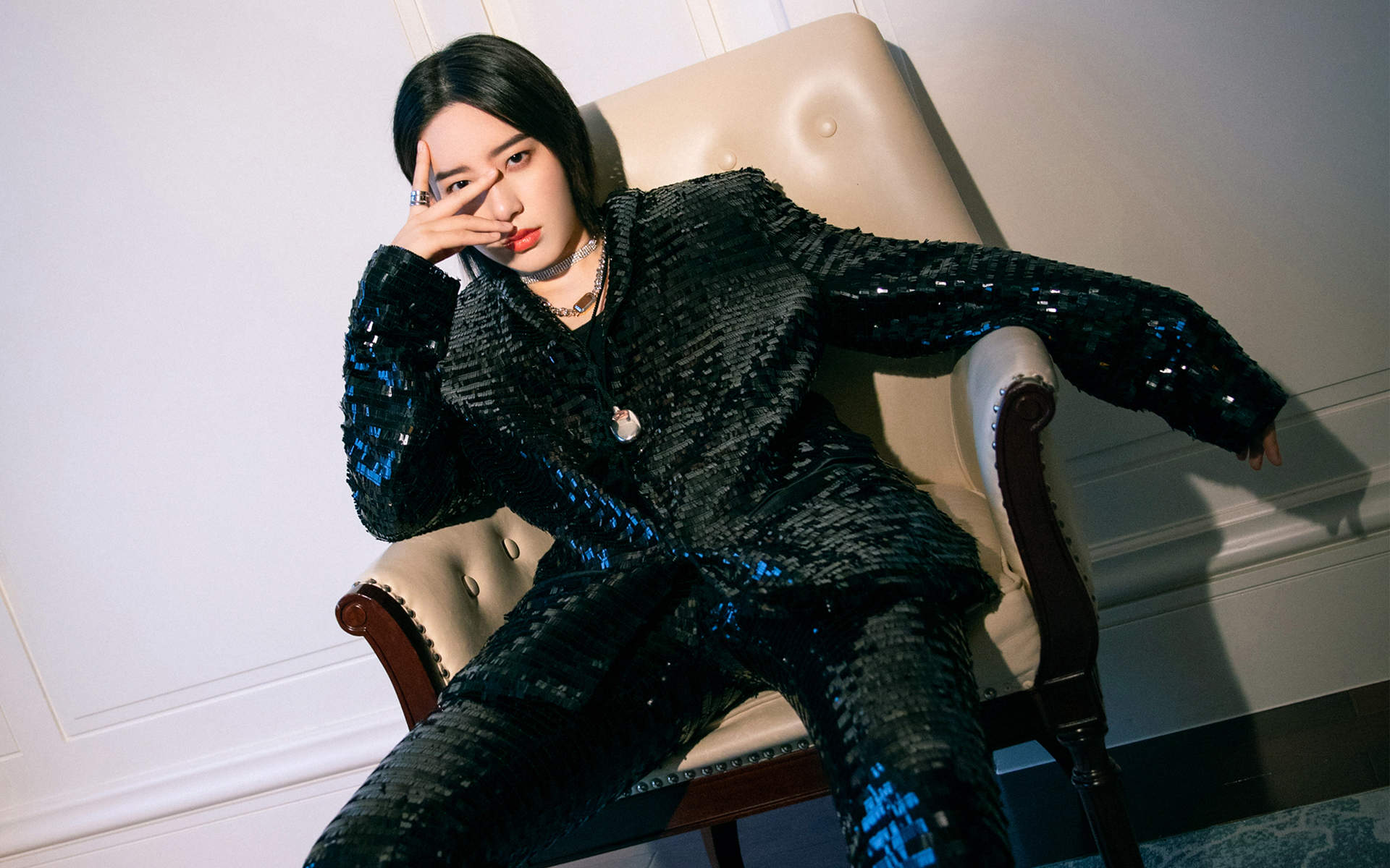 高清四川成都美女李斯丹妮杨文昊舞台照片图片