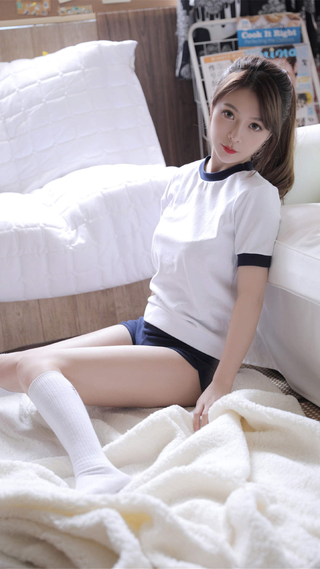 清新甜美动漫美女手机壁纸图片