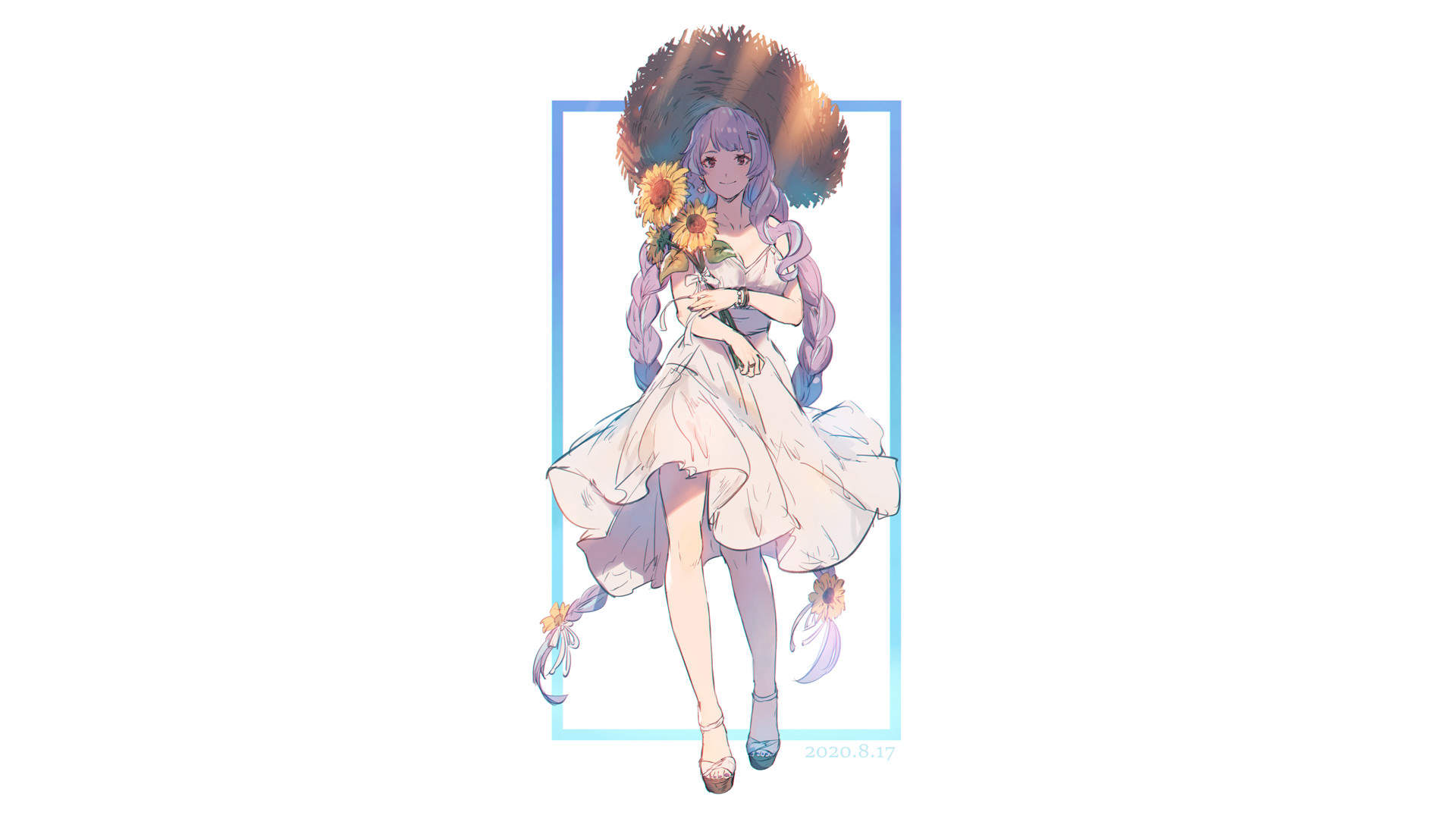 唯美动漫少女头像图片图片