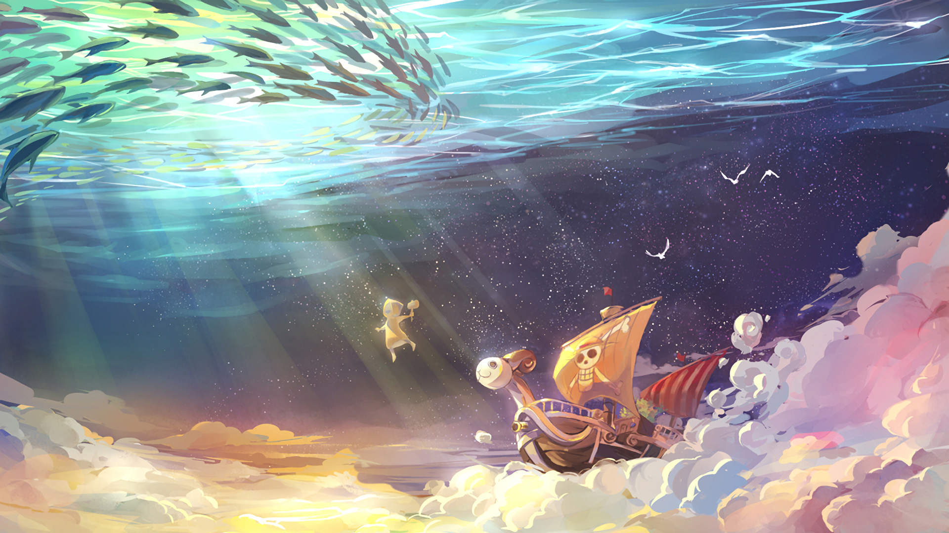 海贼王卡通形象插画高清手机壁纸 ​​​​图片