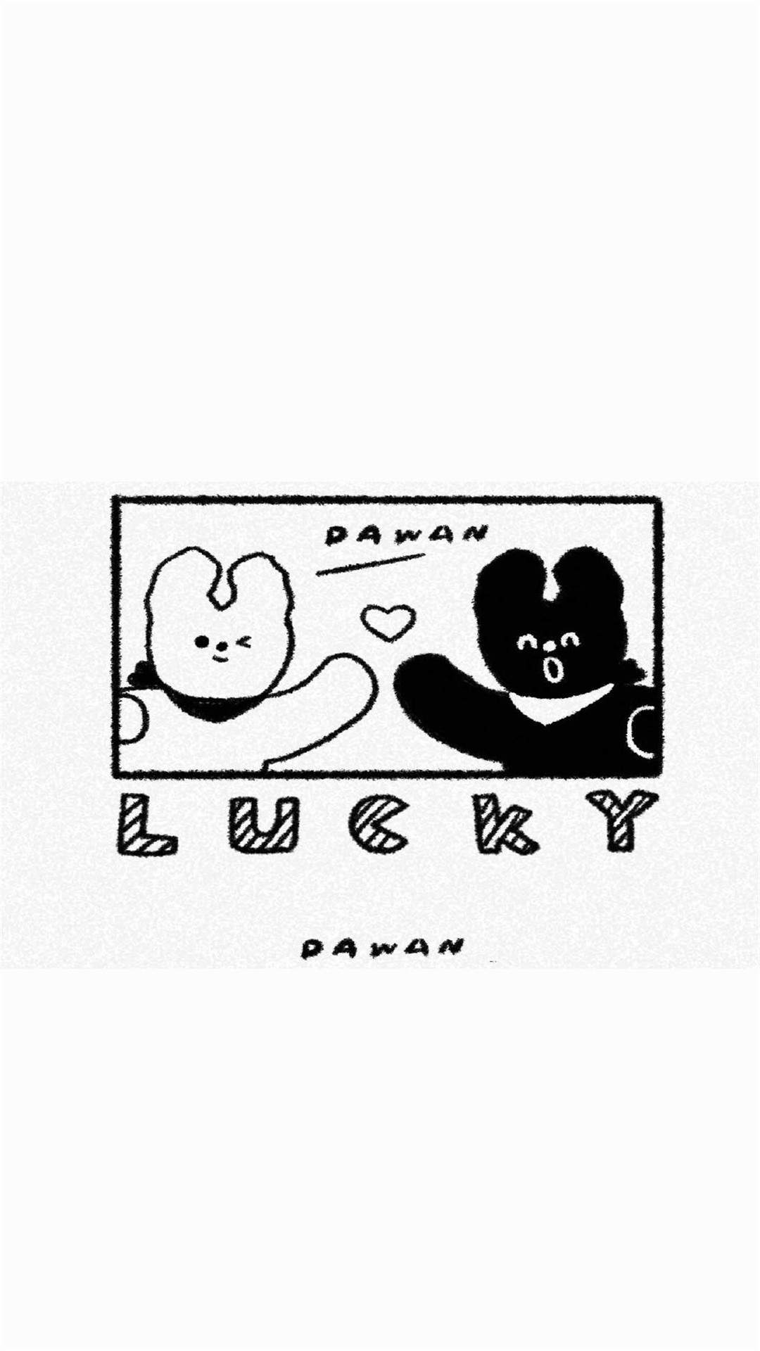 卡通手绘可爱插画高清手机壁纸图片