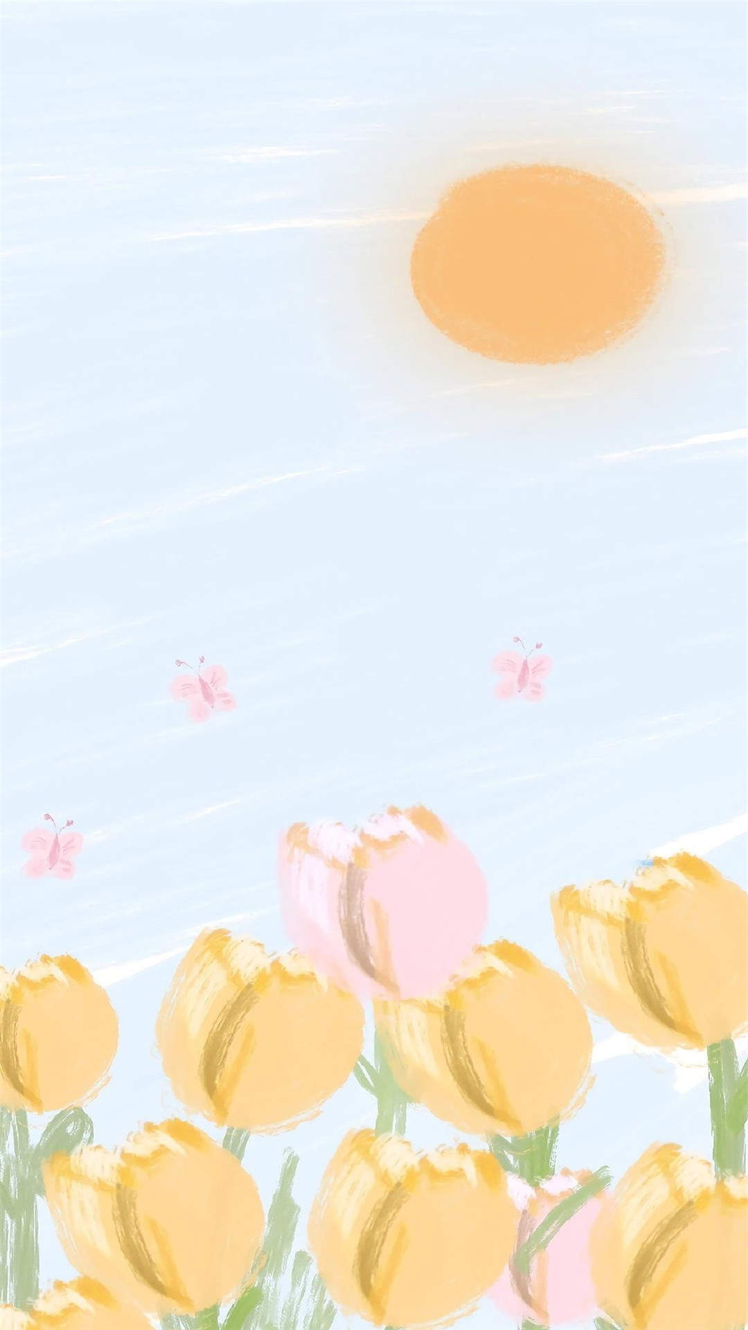 小清新萌系卡通插画高清手机壁纸图片