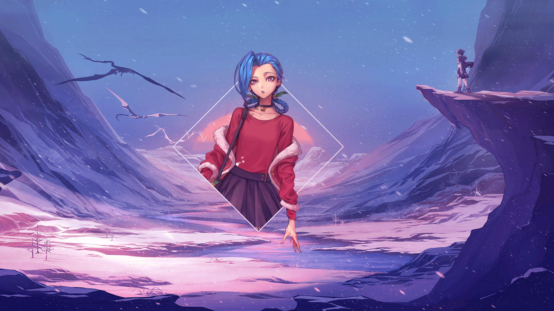 唯美动漫少女头像图片图片