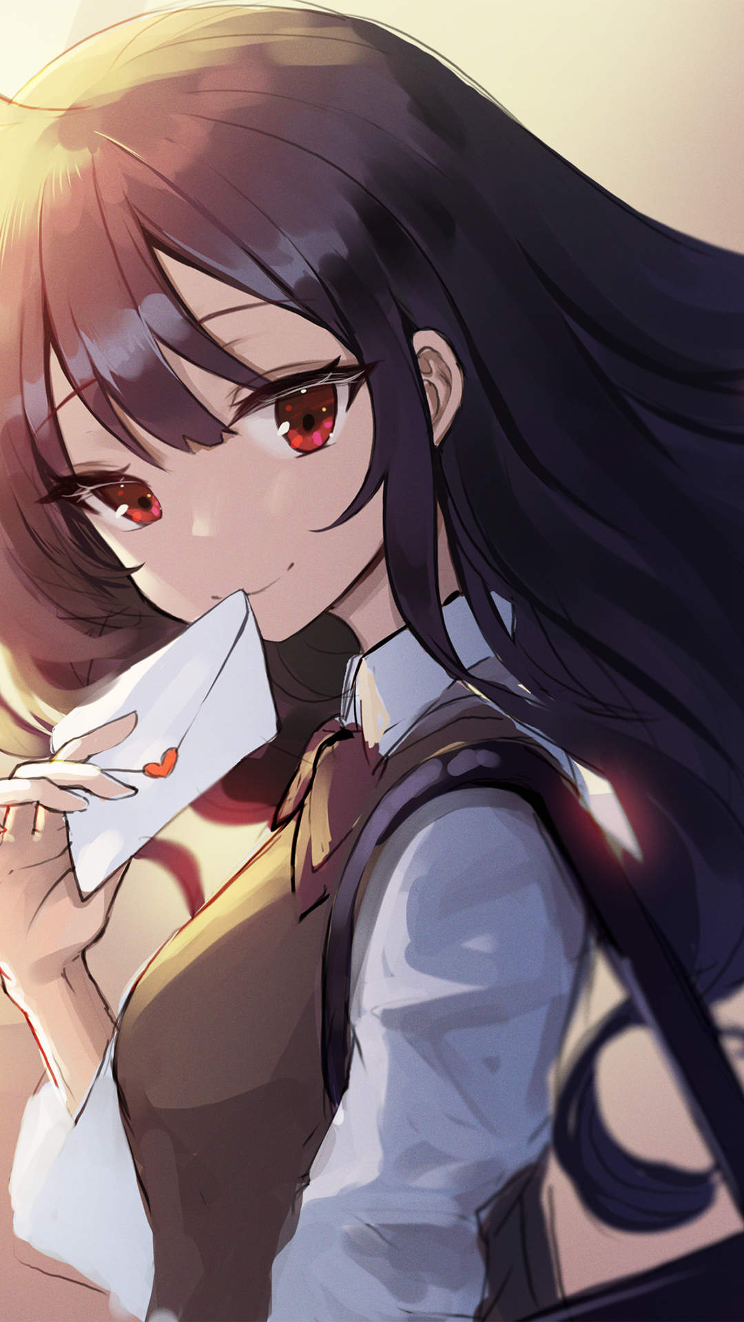 清纯可爱动漫美女手机壁纸图片