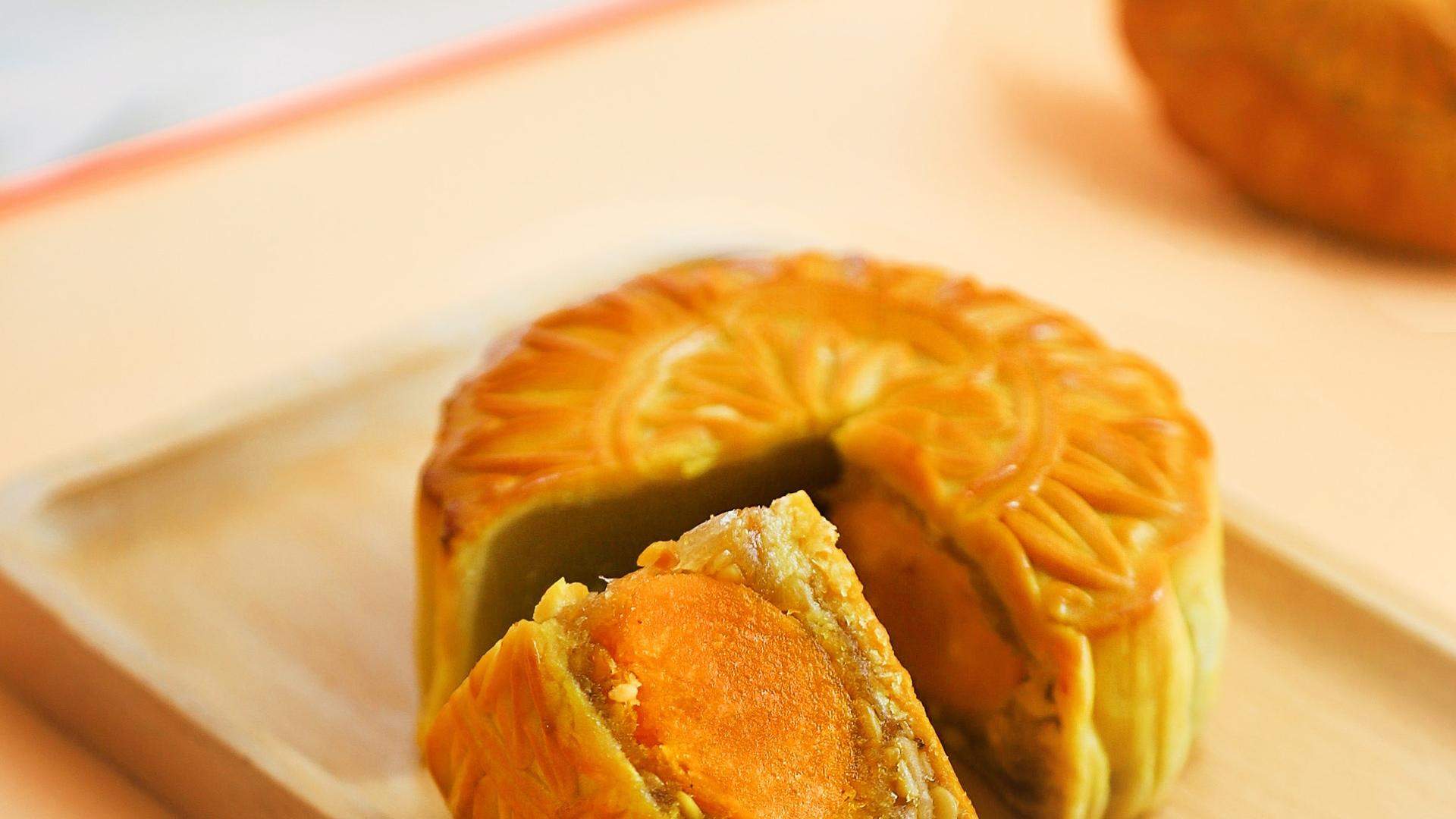 中秋节美味月饼高清桌面壁纸图片