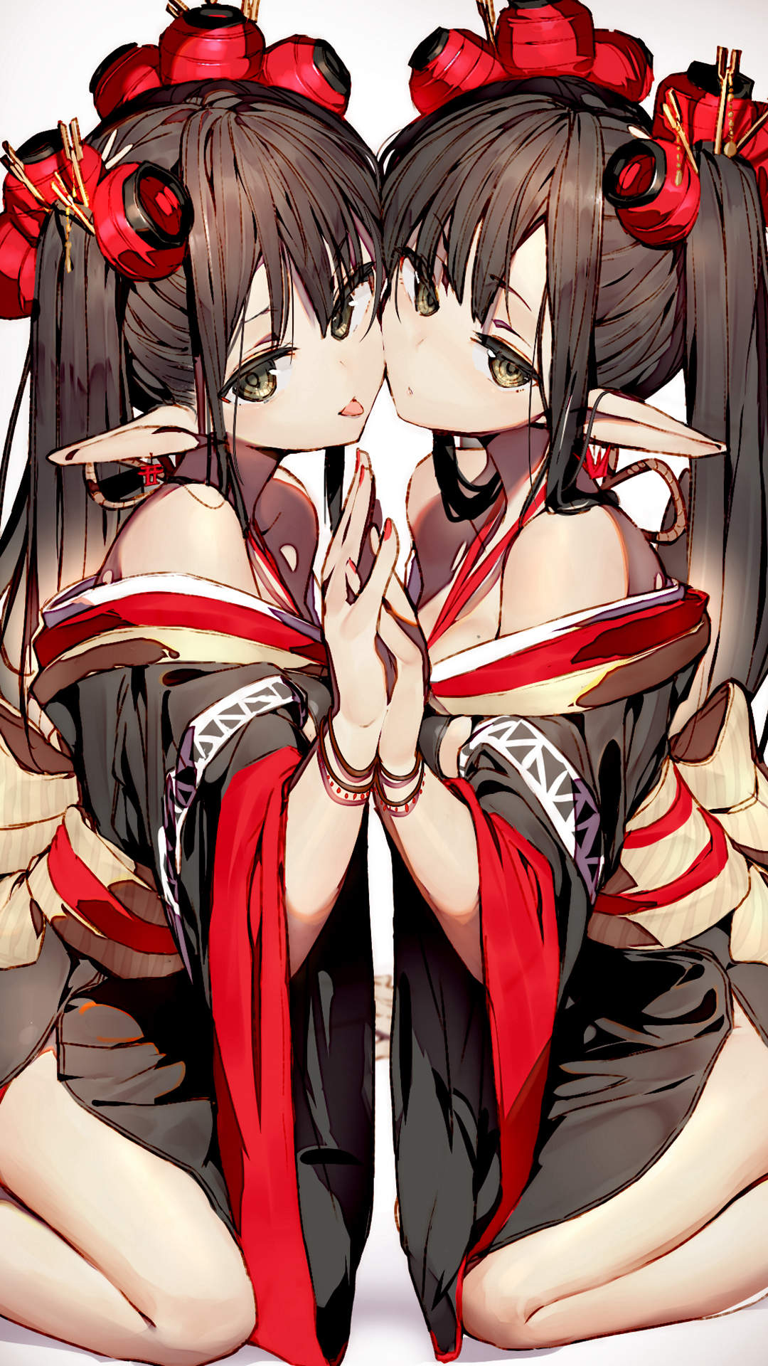 性感动人二次元美女手机壁纸图片