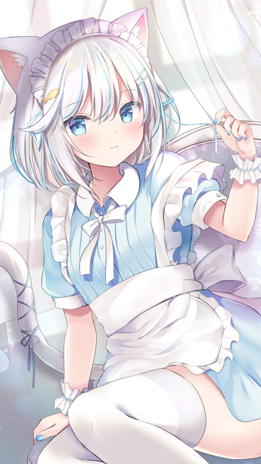 旗袍动漫美少女手机壁纸图片