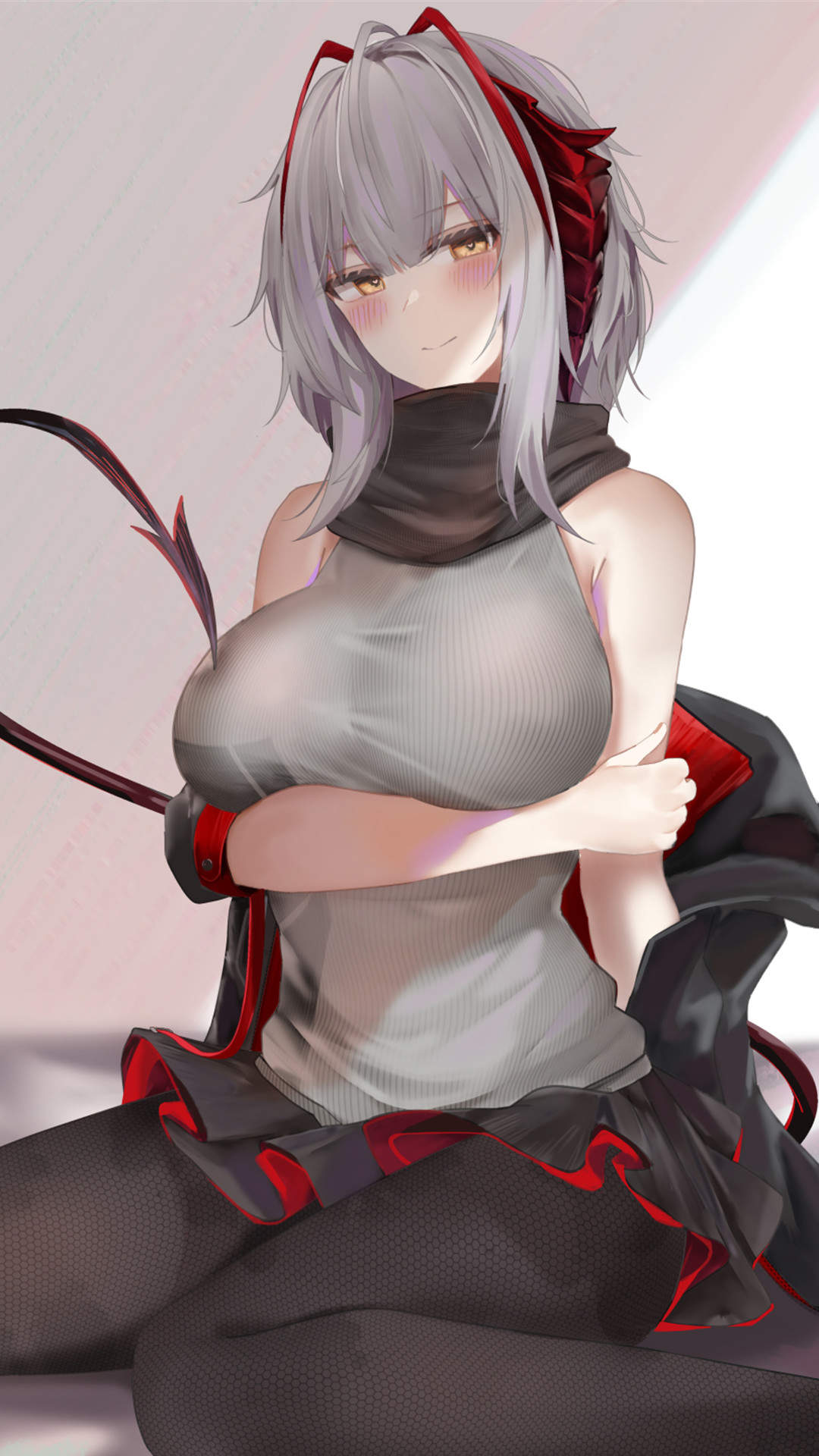 旗袍动漫美少女手机壁纸图片