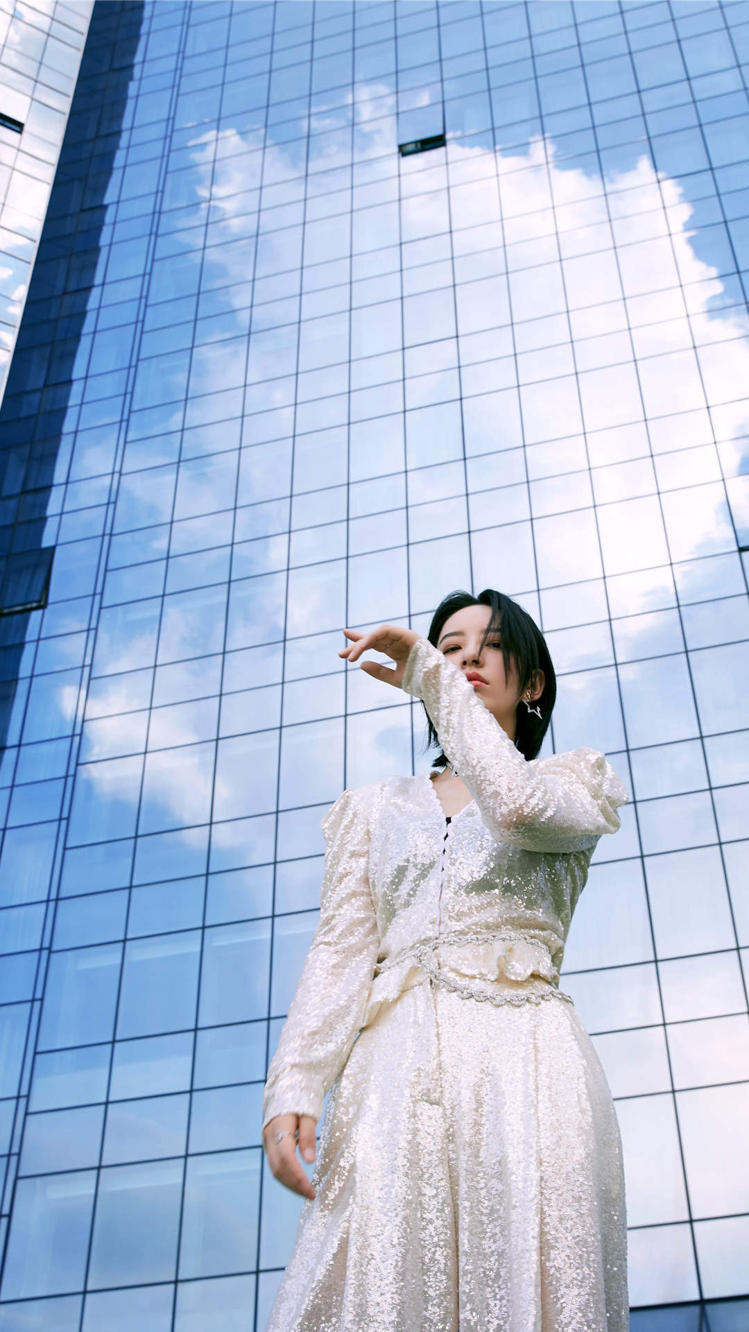 高清四川成都美女李斯丹妮杨文昊舞台照片图片