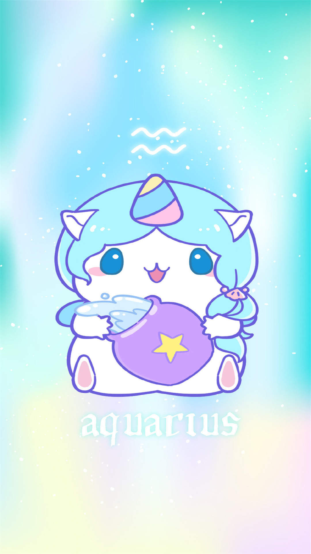 鼠星星十二星座卡通高清手机壁纸图片
