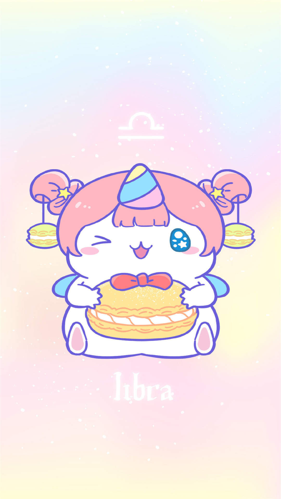 鼠星星十二星座卡通高清手机壁纸图片