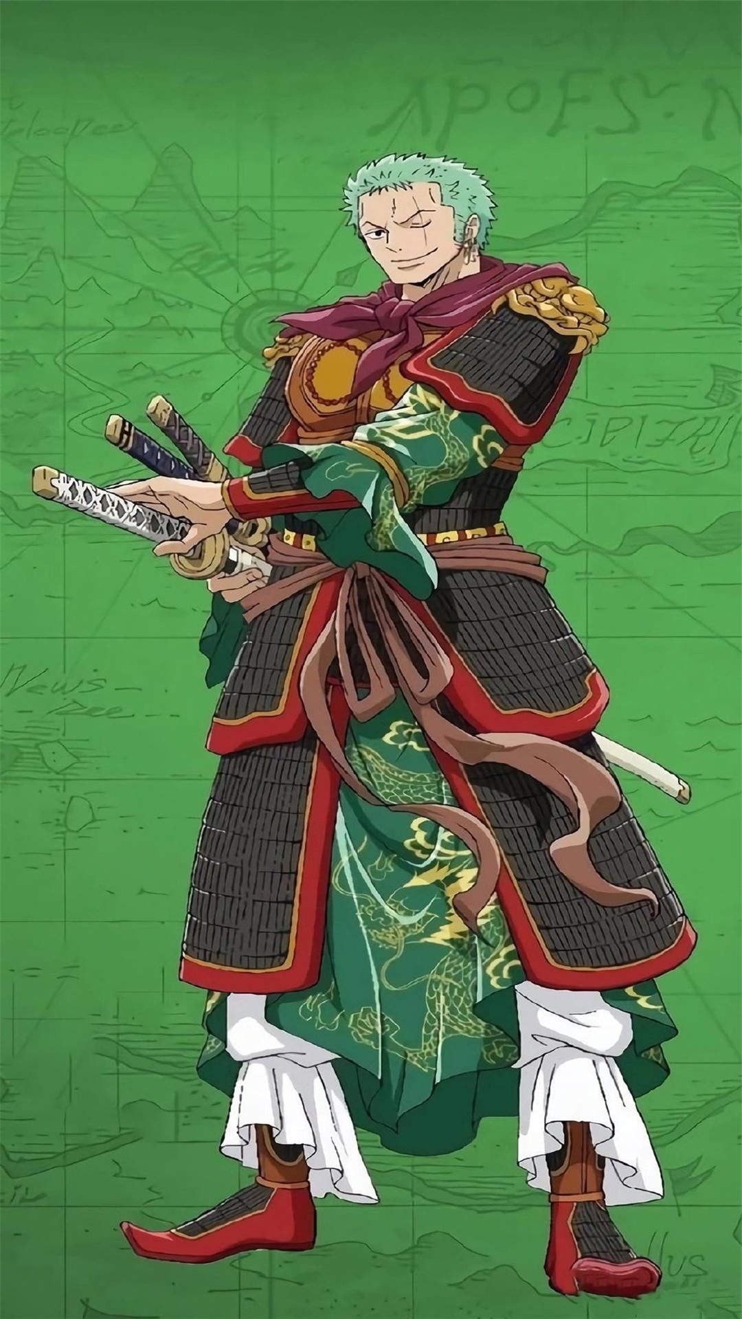 海贼王动漫人物插画高清手机壁纸图片