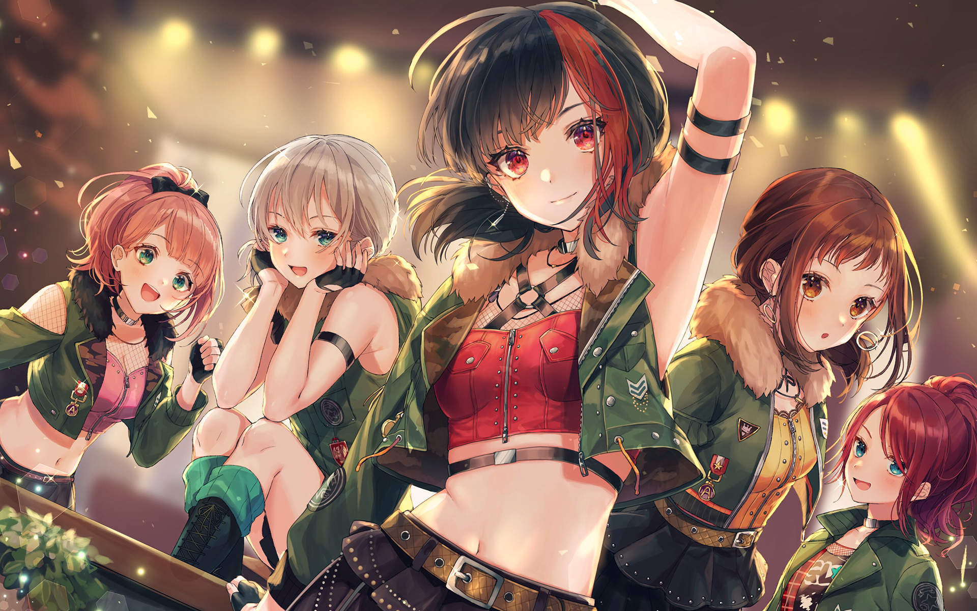 BanG Dream!动漫人物桌面壁纸图片
