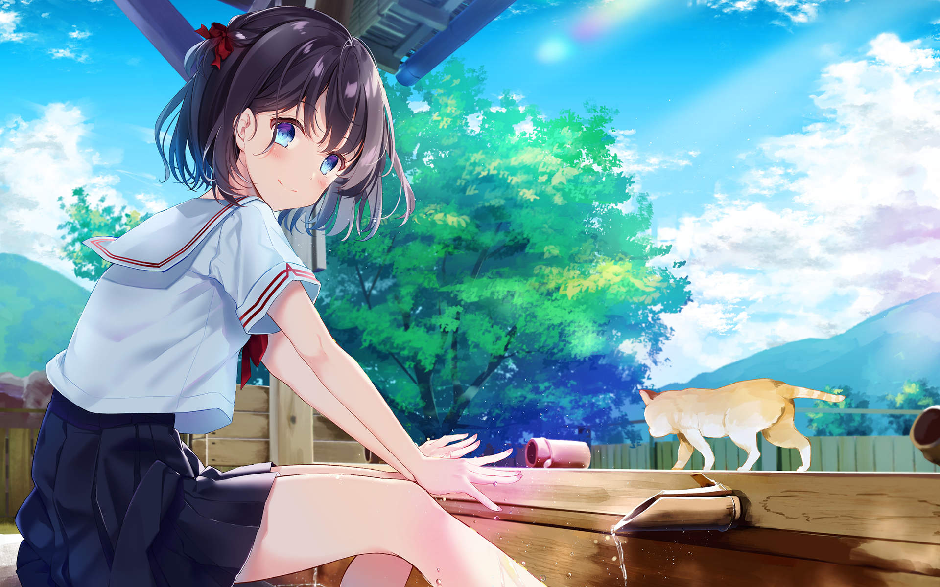 好看养眼的动漫美女桌面壁纸图片