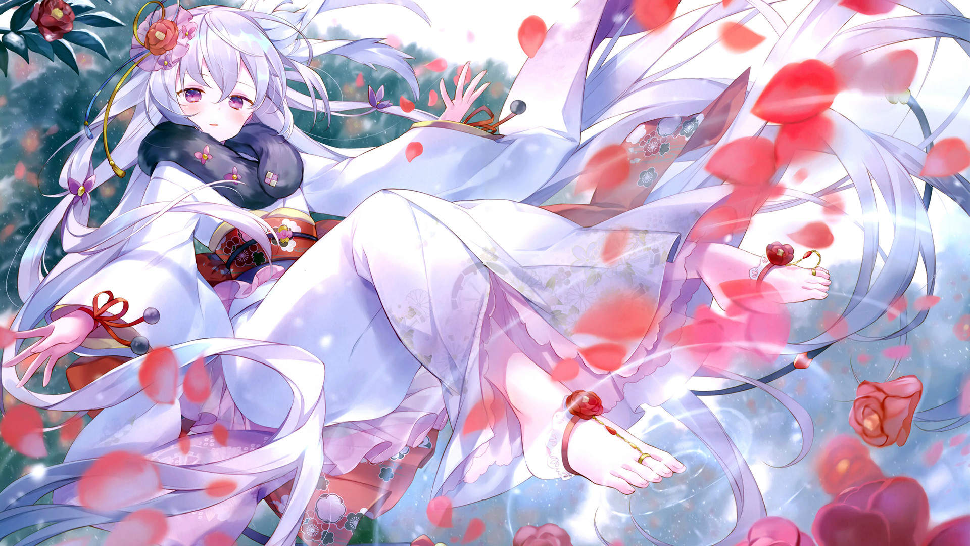 唯美动漫少女头像图片图片