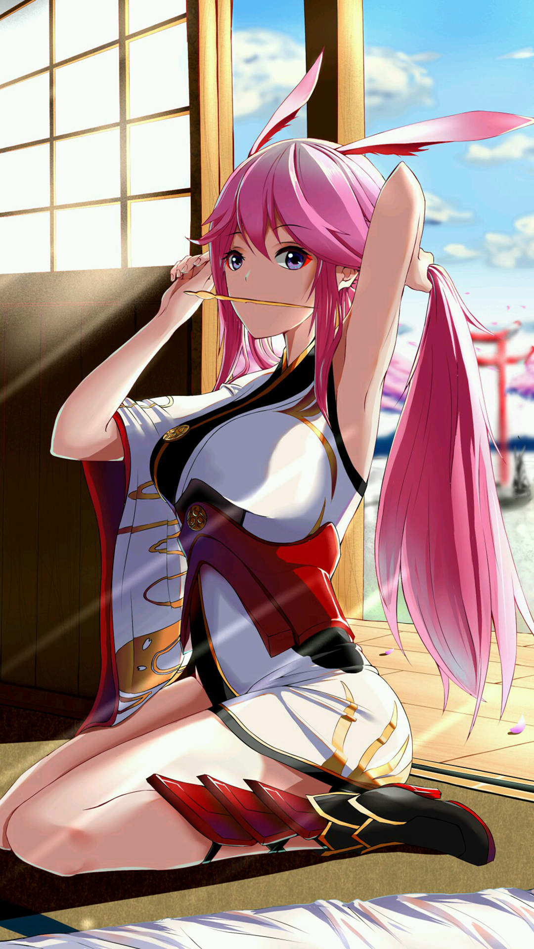 性感动人二次元美女手机壁纸图片