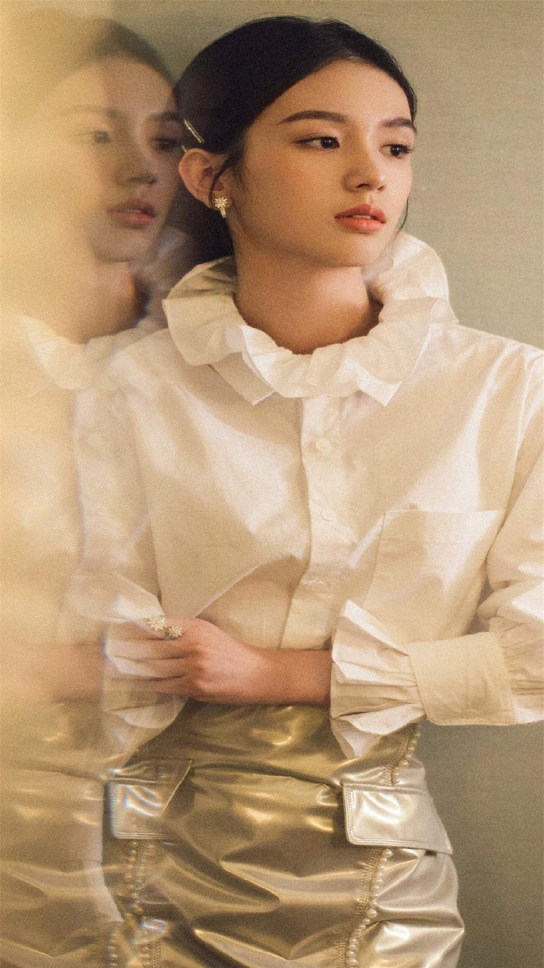 高清性感女星周也甜酷造型灵动写真图片图片
