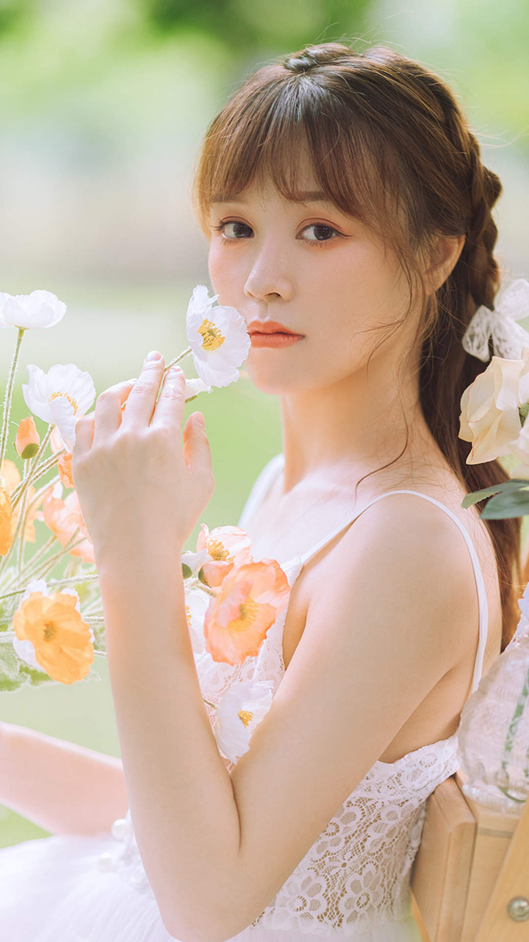 小清新萝莉美女手机壁纸图片