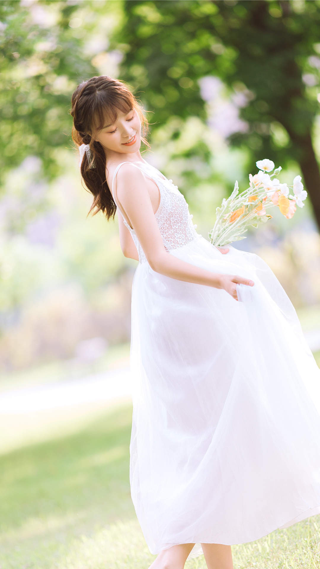 清纯可爱动漫美女手机壁纸图片