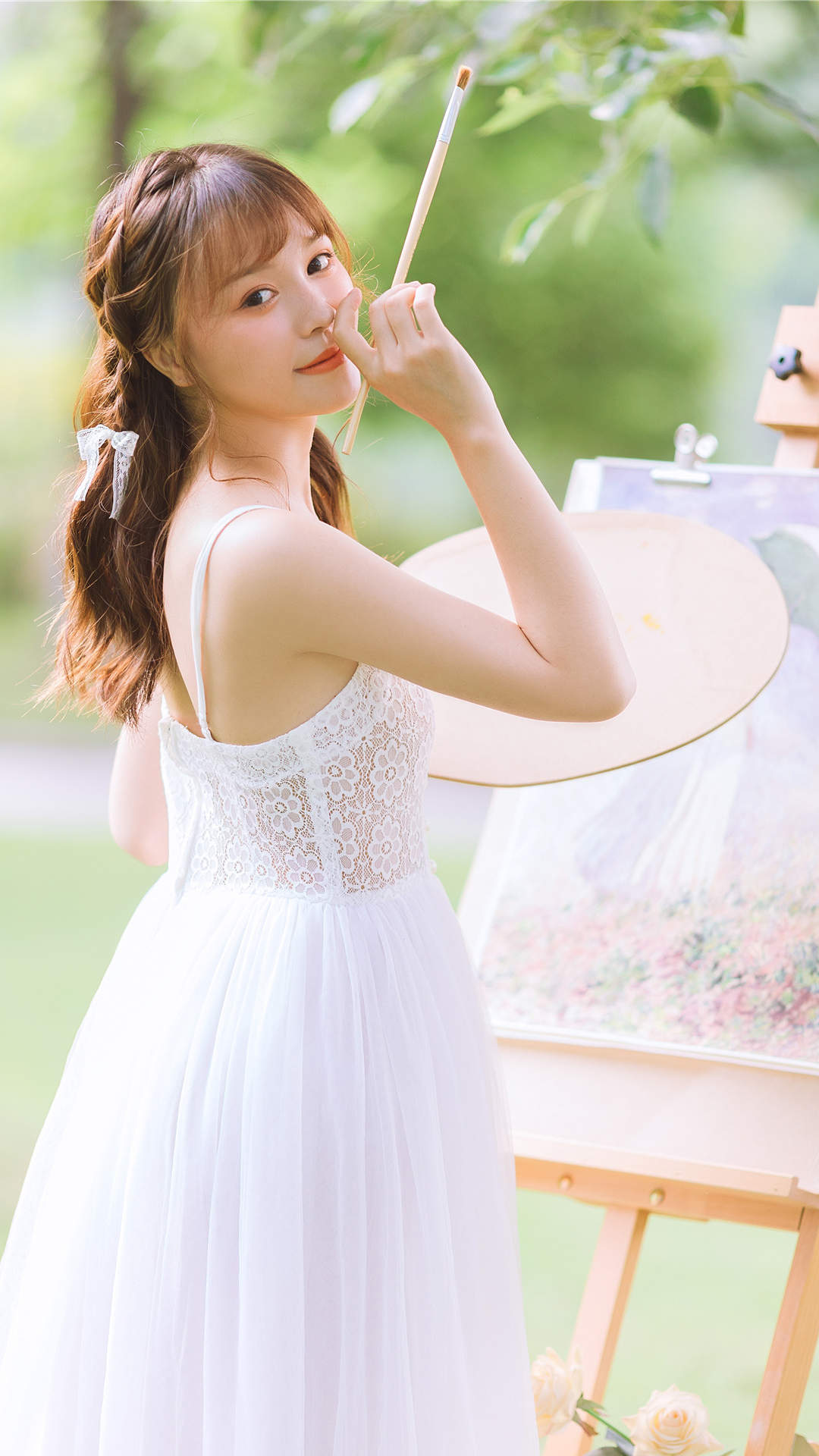 清纯可爱动漫美女手机壁纸图片